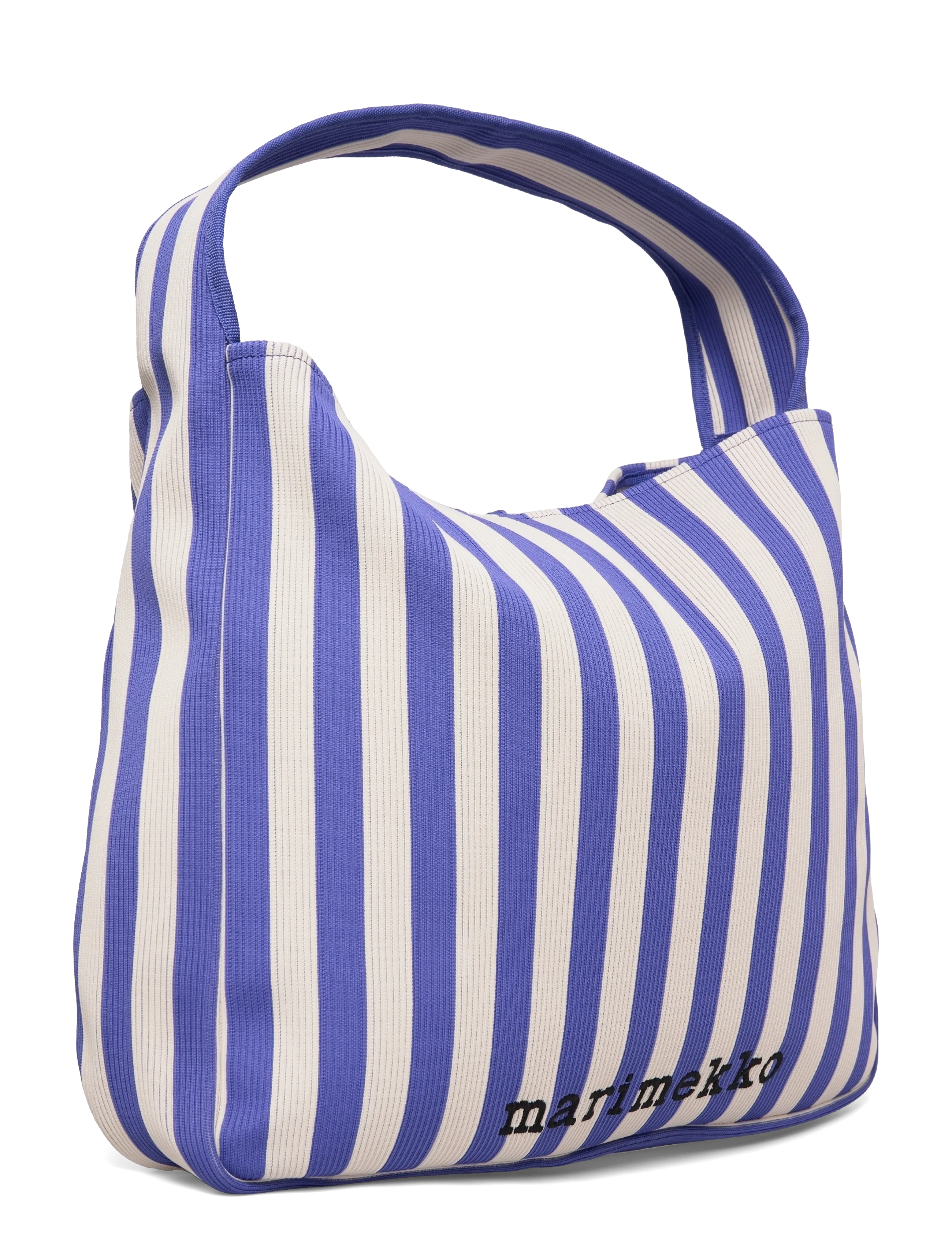 Marimekko - KNITTED BAG LARGE MERIROSVO - blue, off white - 3