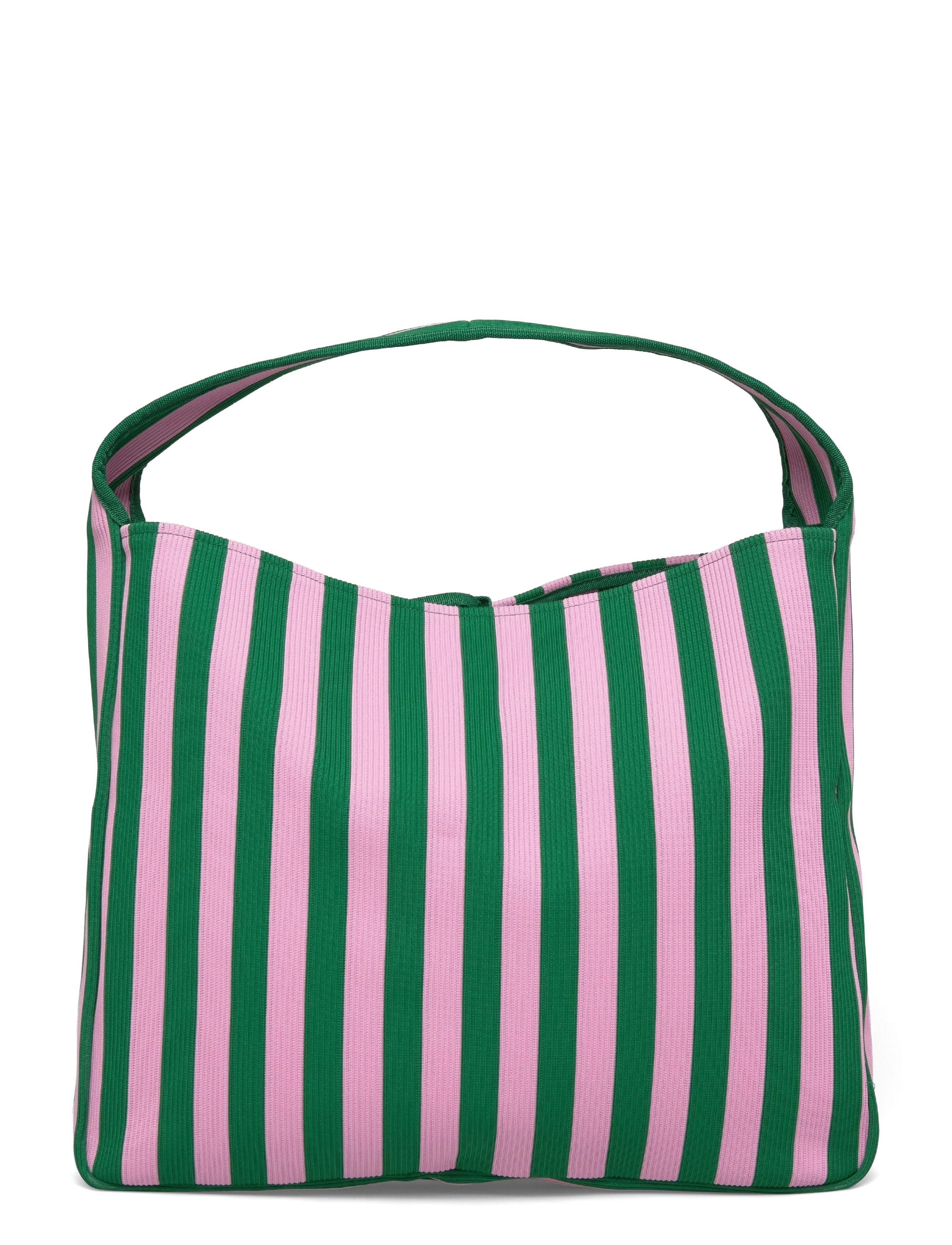 Marimekko - KNITTED BAG LARGE MERIROSVO - pink, dark green - 2