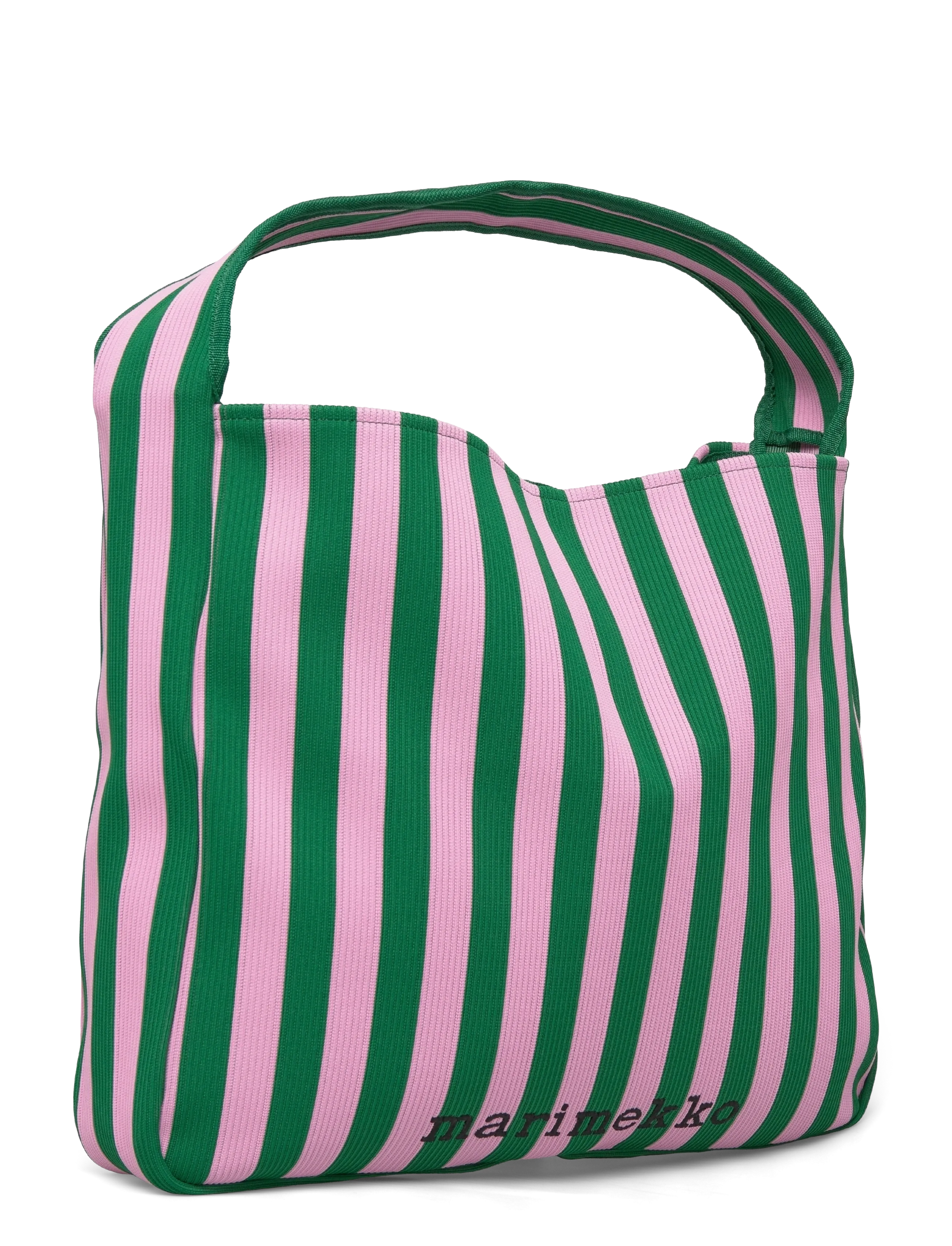 Marimekko - KNITTED BAG LARGE MERIROSVO - pink, dark green - 3