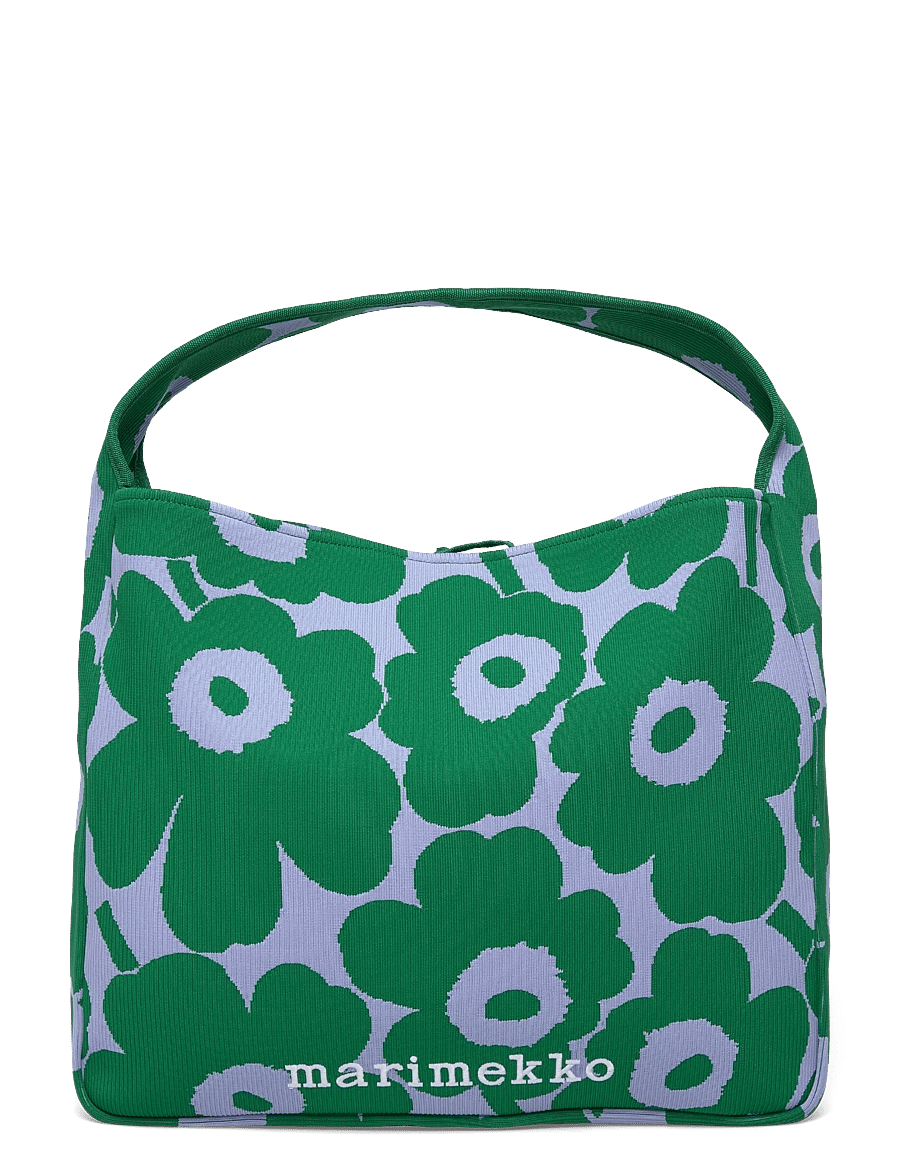 Marimekko - KNITTED BAG LARGE UNIKKO - dark green, blue - 1