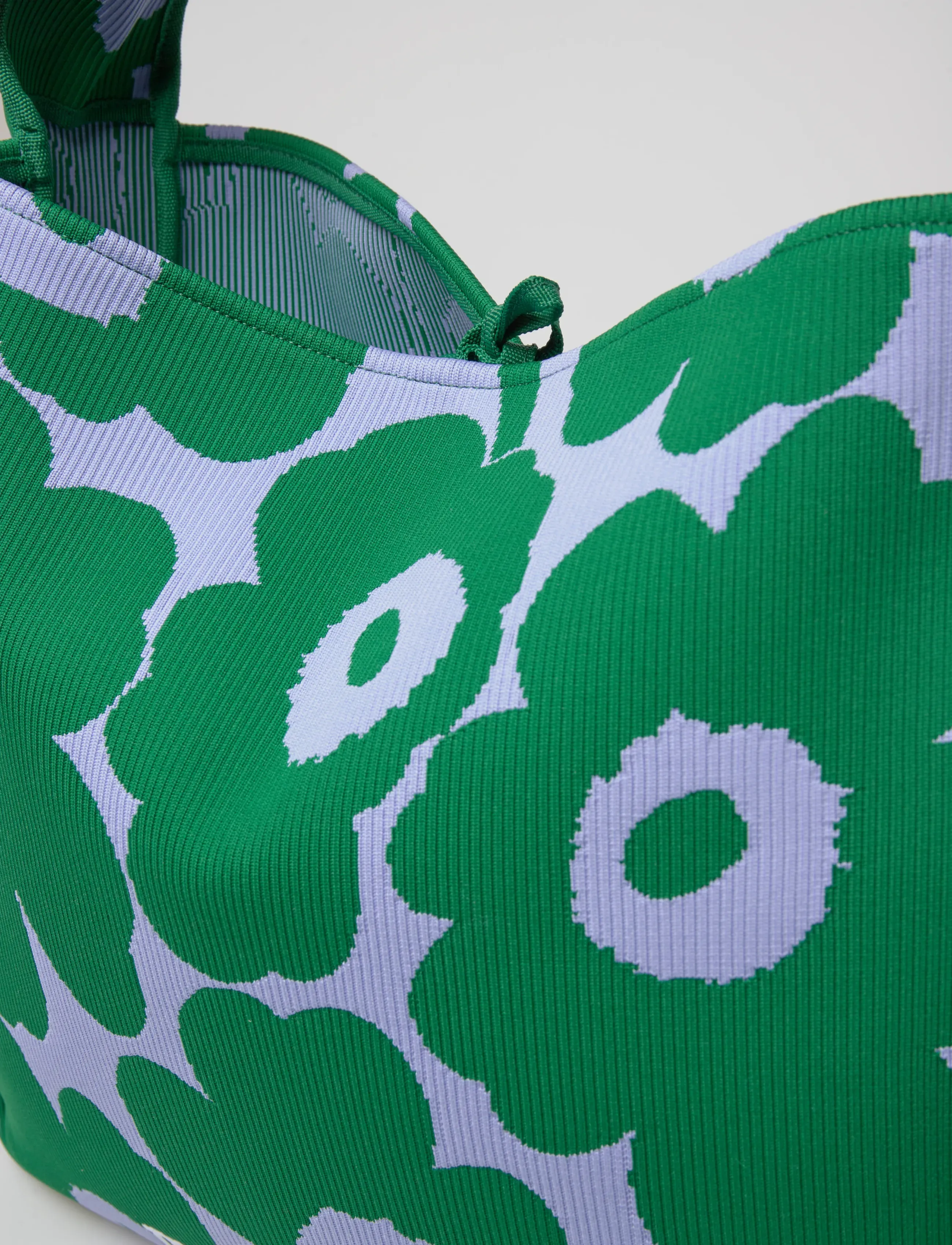 Marimekko - KNITTED BAG LARGE UNIKKO - dark green, blue - 4