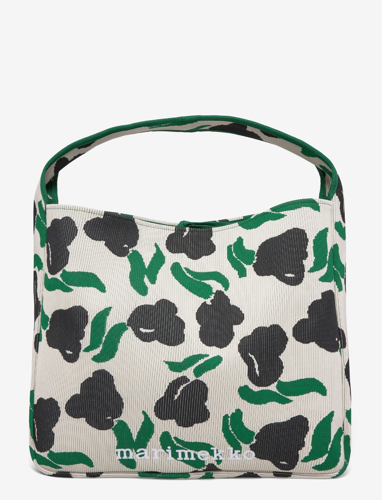 Marimekko - KNITTED BAG LARGE LEMMITTY - besondere anlässe - off white, dark green, black - 1