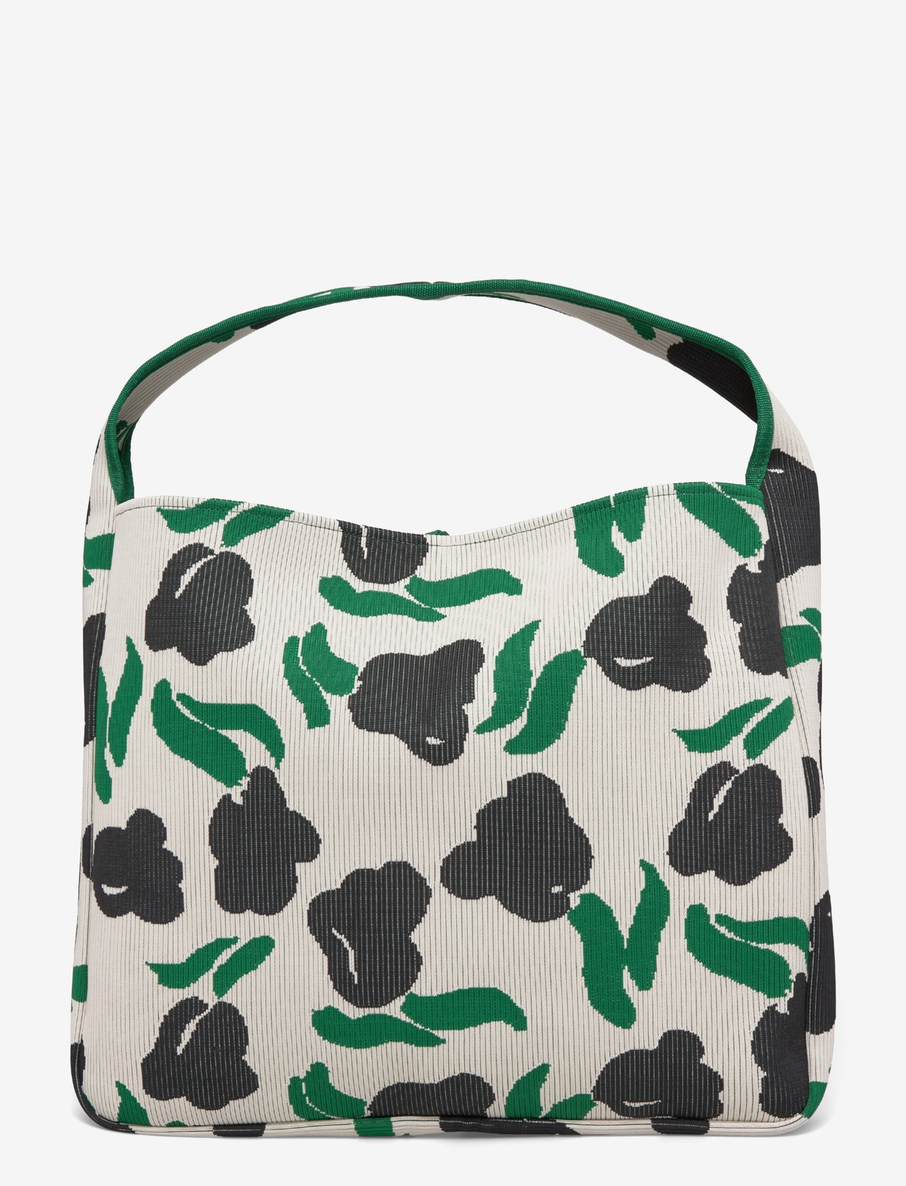 Marimekko - KNITTED BAG LARGE LEMMITTY - besondere anlässe - off white, dark green, black - 2