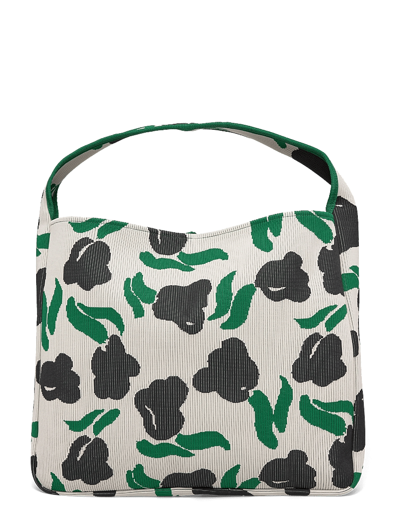 Marimekko - KNITTED BAG LARGE LEMMITTY - besondere anlässe - off white, dark green, black - 2