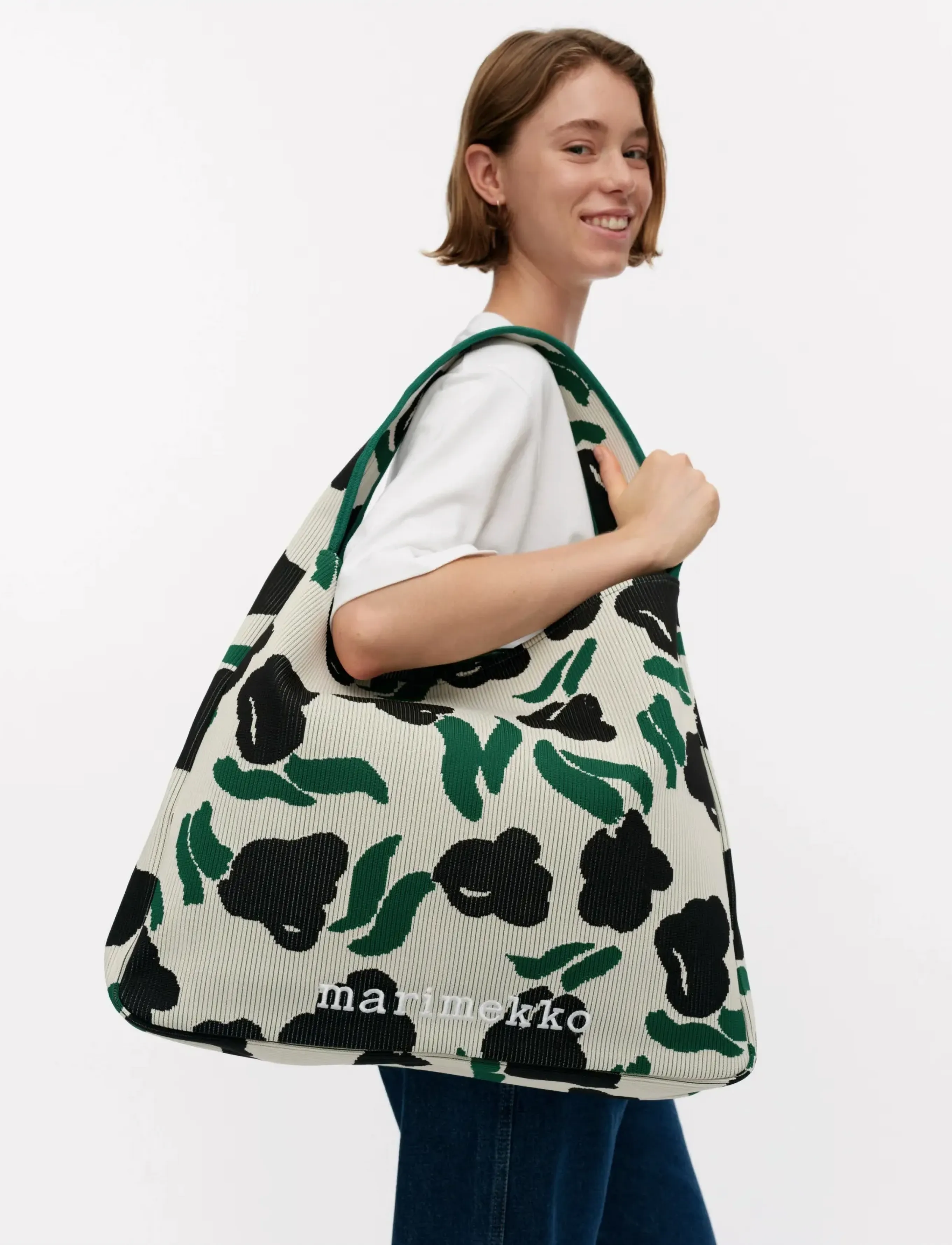 Marimekko Knitted Bag Large Lemmitty, One Size, Designer, Grün - Small Shoulder Bags-crossbody Bags, Frauen