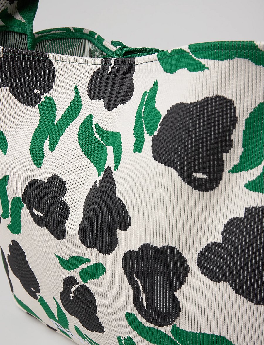Marimekko - KNITTED BAG LARGE LEMMITTY - modetrends - off white, dark green, black - 4