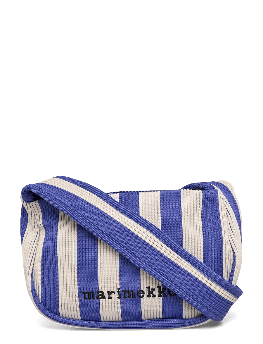Marimekko - KNITTED CROSSBODY MERIROSVO - mode trends - blue, off white - 1