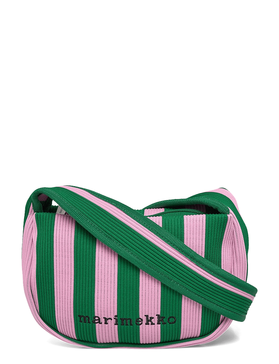 Marimekko - KNITTED CROSSBODY MERIROSVO - mode trends - pink, dark green - 1