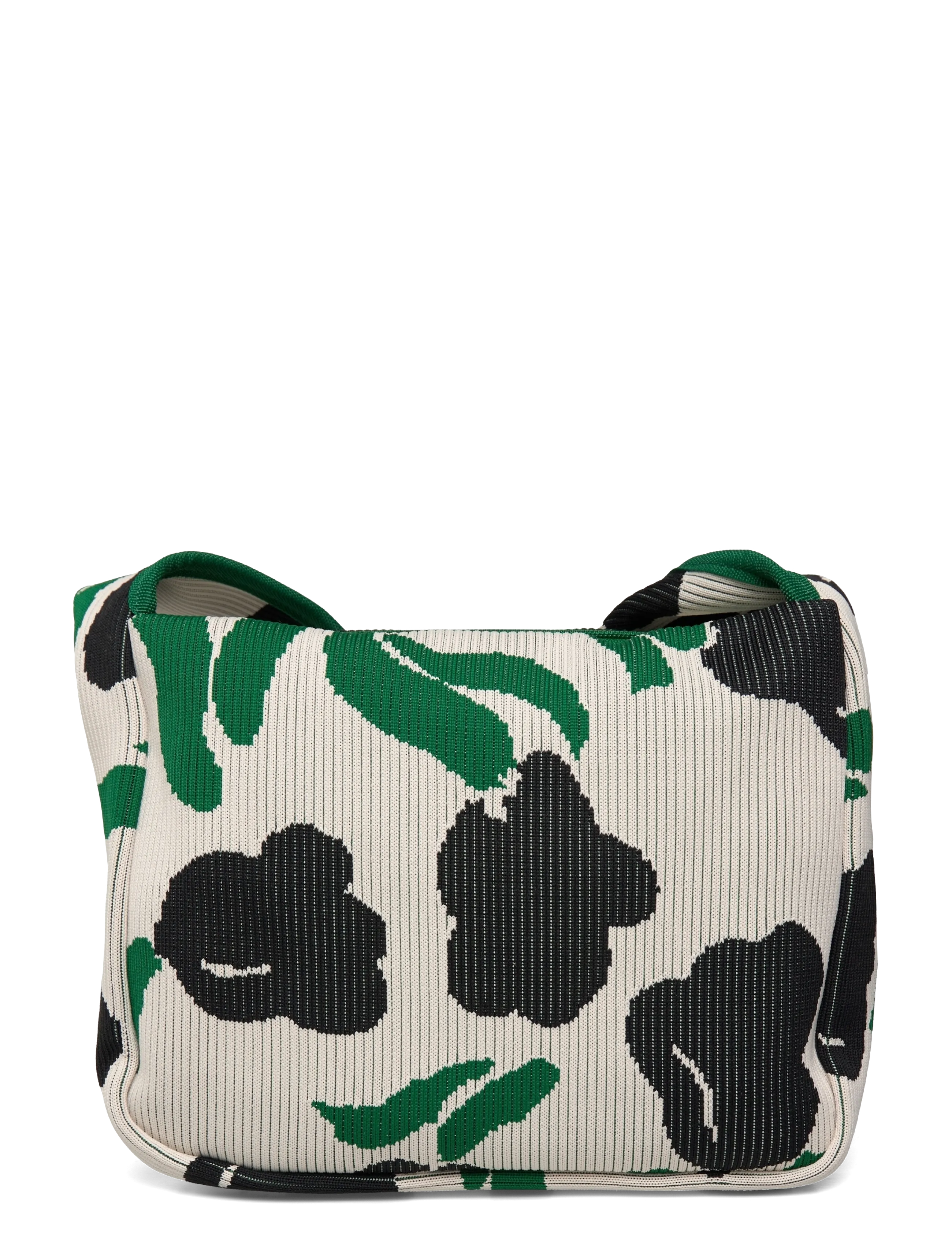 Marimekko - KNITTED SHOULDERBAG LEMMITTY - party wear at outlet prices - off white, dark green, black - 2
