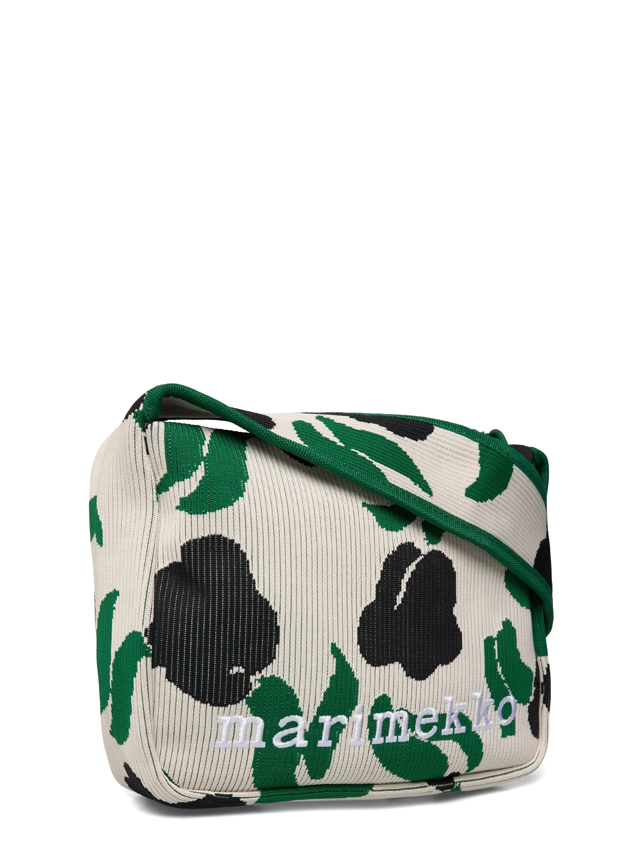 Marimekko - KNITTED SHOULDERBAG LEMMITTY - party wear at outlet prices - off white, dark green, black - 3