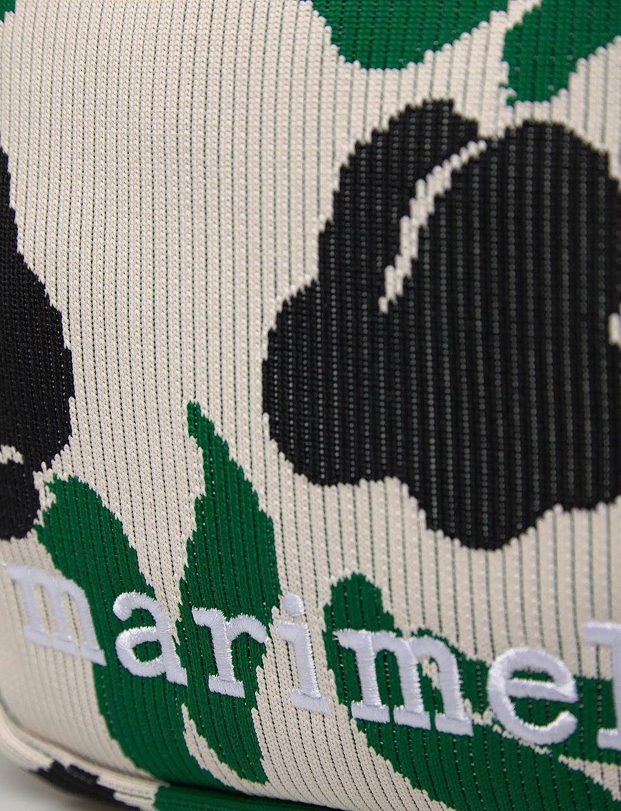 Marimekko - KNITTED SHOULDERBAG LEMMITTY - modetrender - off white, dark green, black - 4