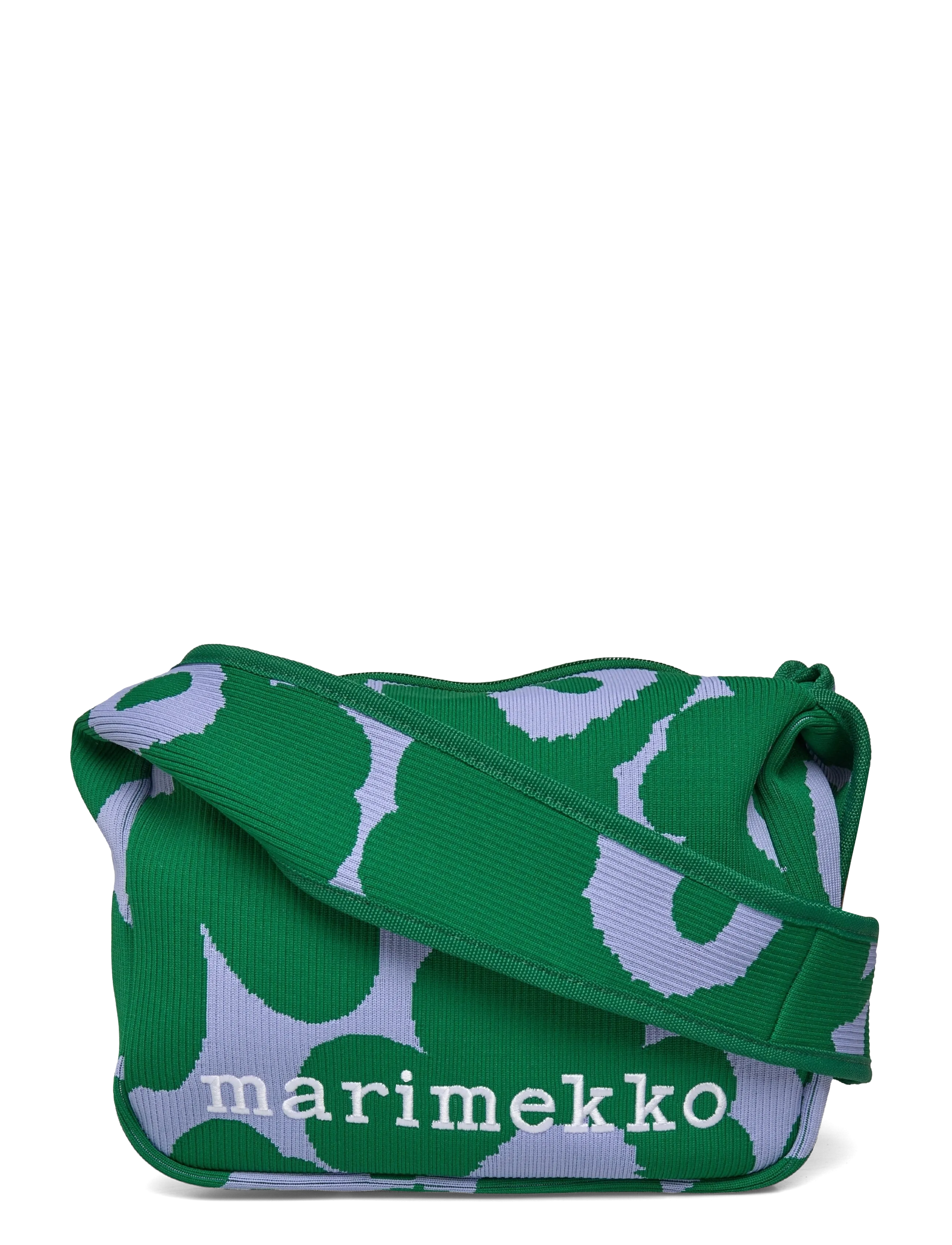 Marimekko KNITTED SHOULDERBAG UNIKKO - Tasker - DARK GREEN, BLUE / green