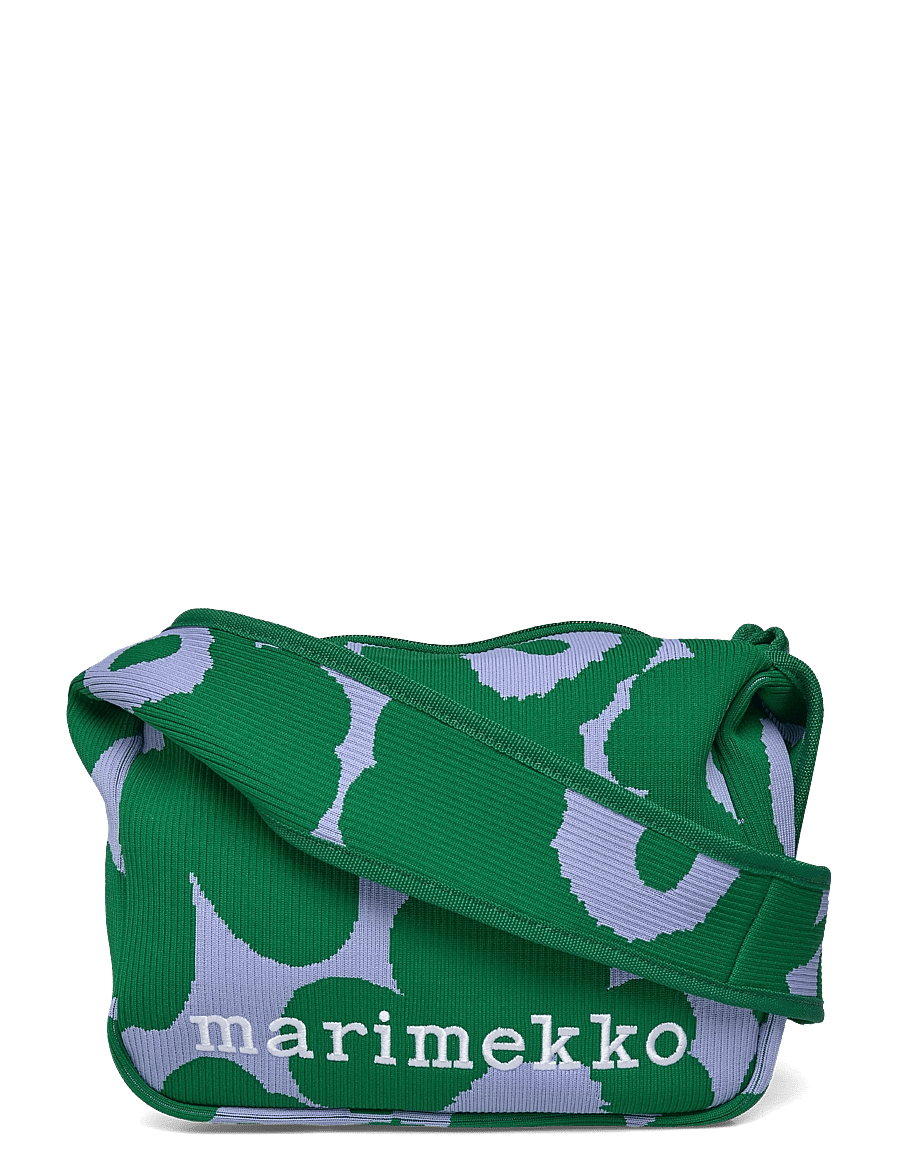 Marimekko - KNITTED SHOULDERBAG UNIKKO - modetrends - dark green, blue - 1