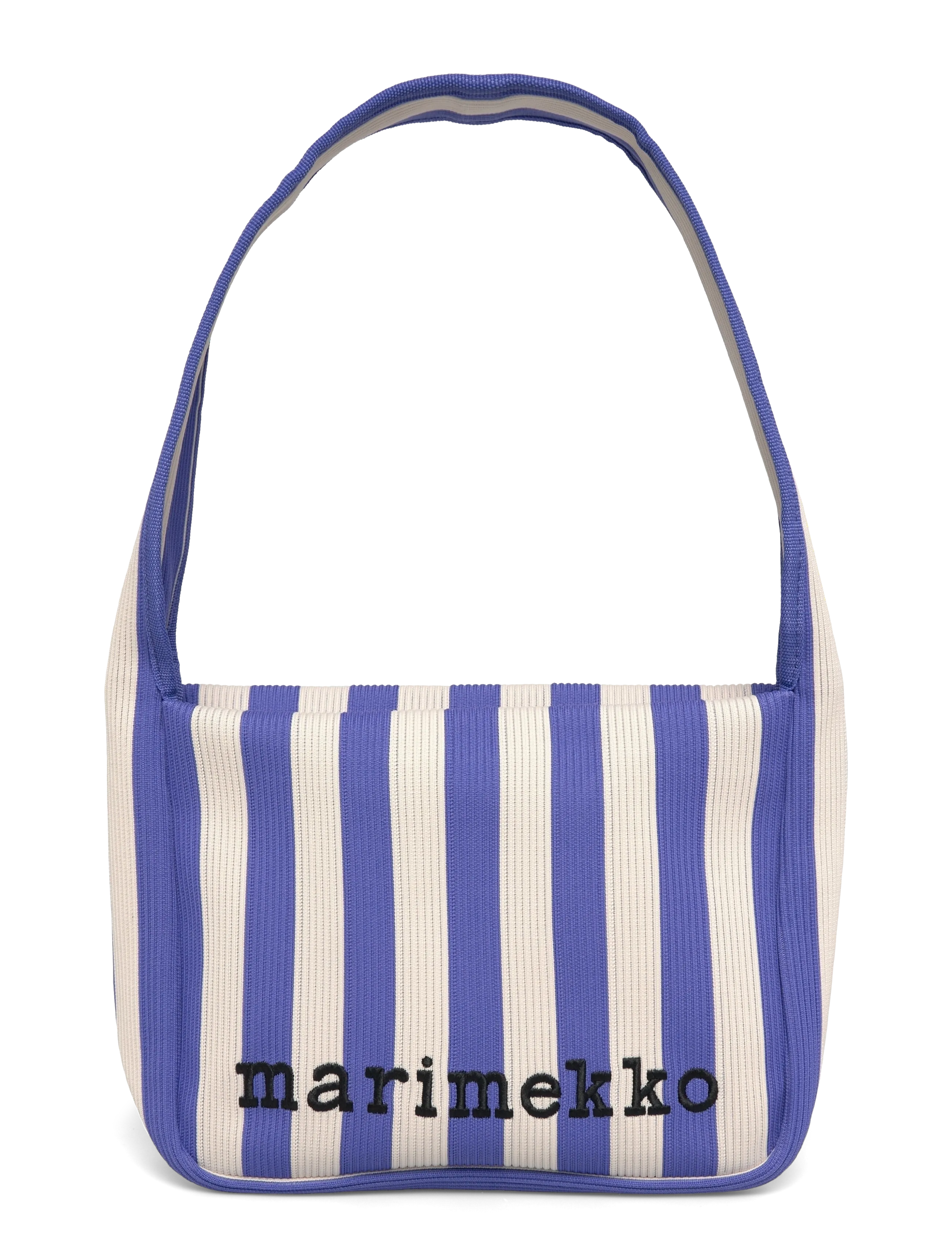Marimekko KNITTED SHOULDERBAG MERIROSVO - Kampagne - BLUE, OFF WHITE / blue