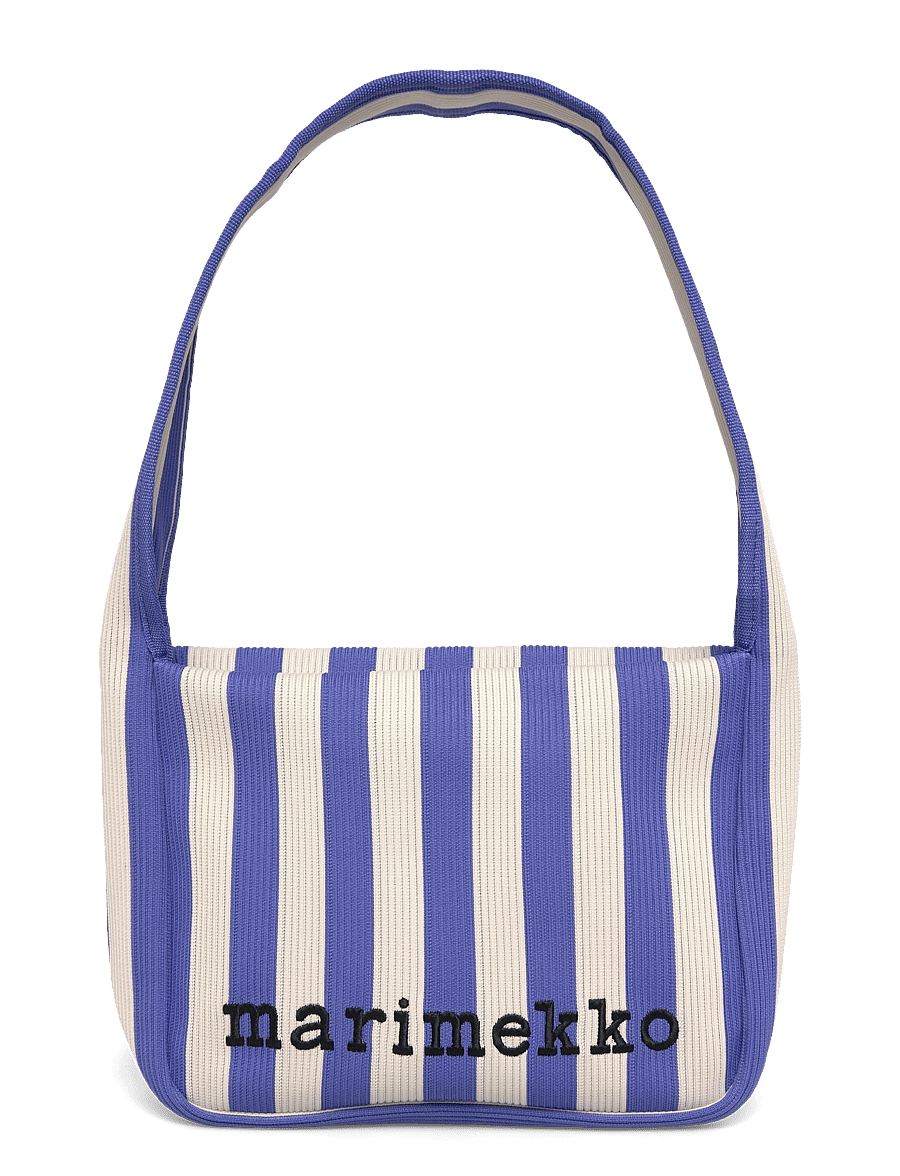 Marimekko - KNITTED SHOULDERBAG MERIROSVO - modetrends - blue, off white - 1