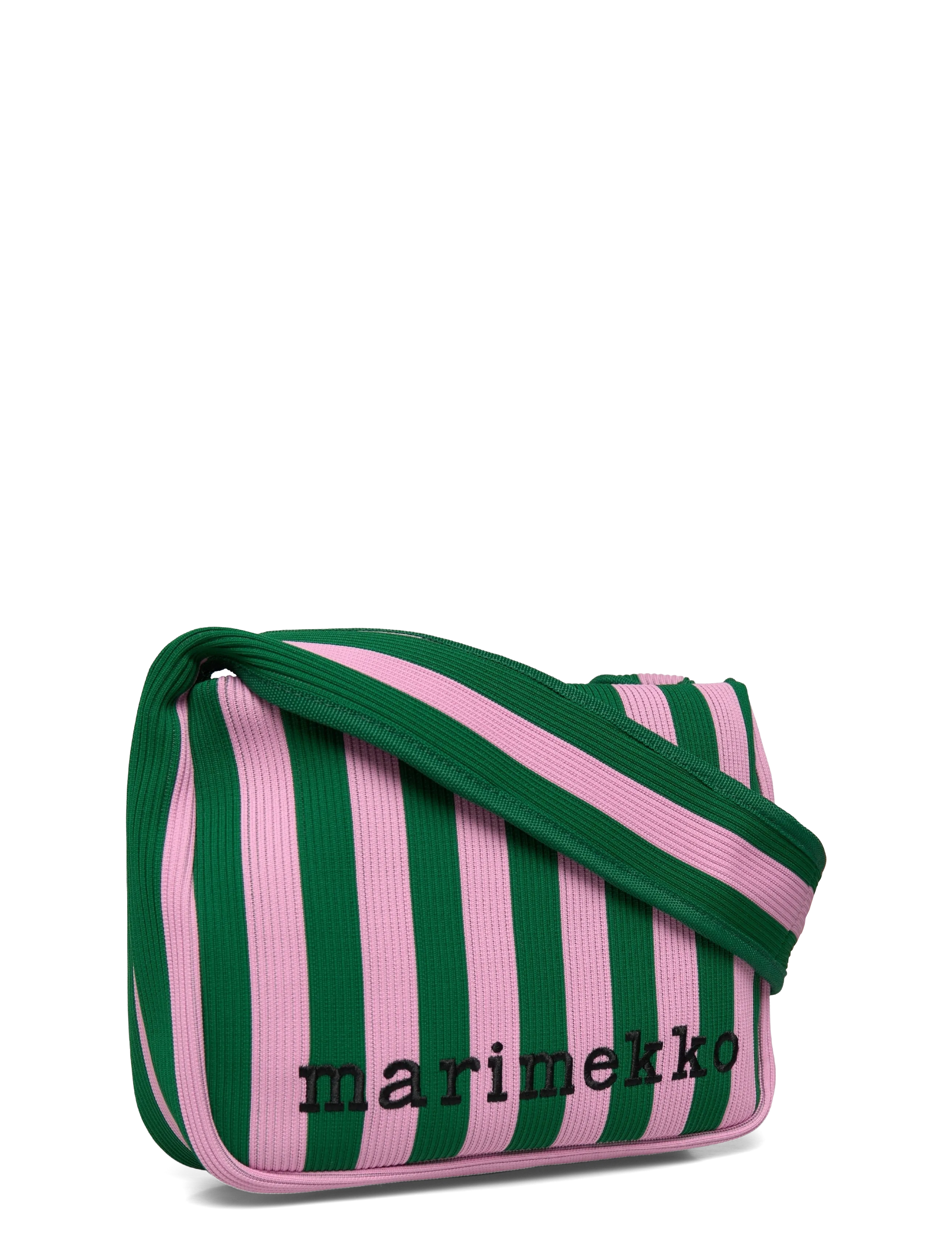 Marimekko - KNITTED SHOULDERBAG MERIROSVO - modetrends - pink, dark green - 3