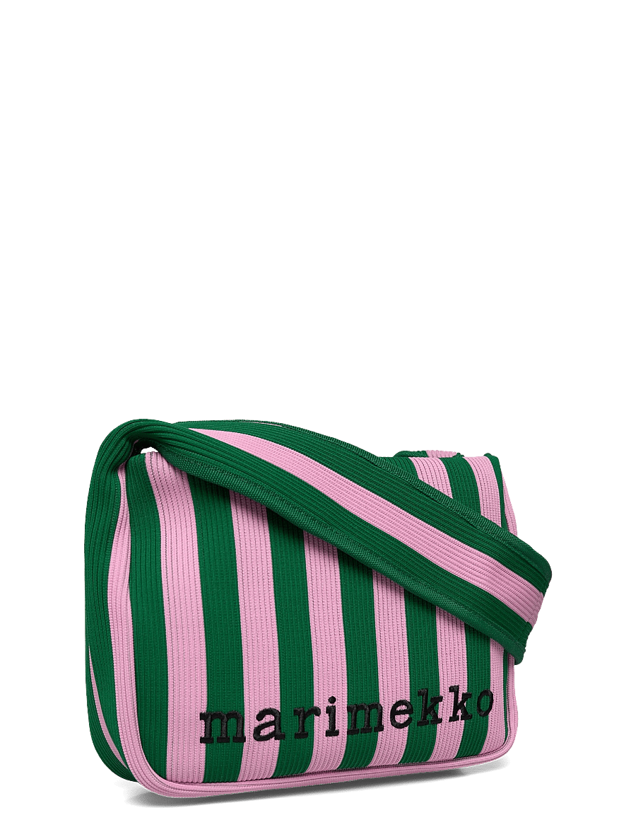 Marimekko - KNITTED SHOULDERBAG MERIROSVO - modetrends - pink, dark green - 3