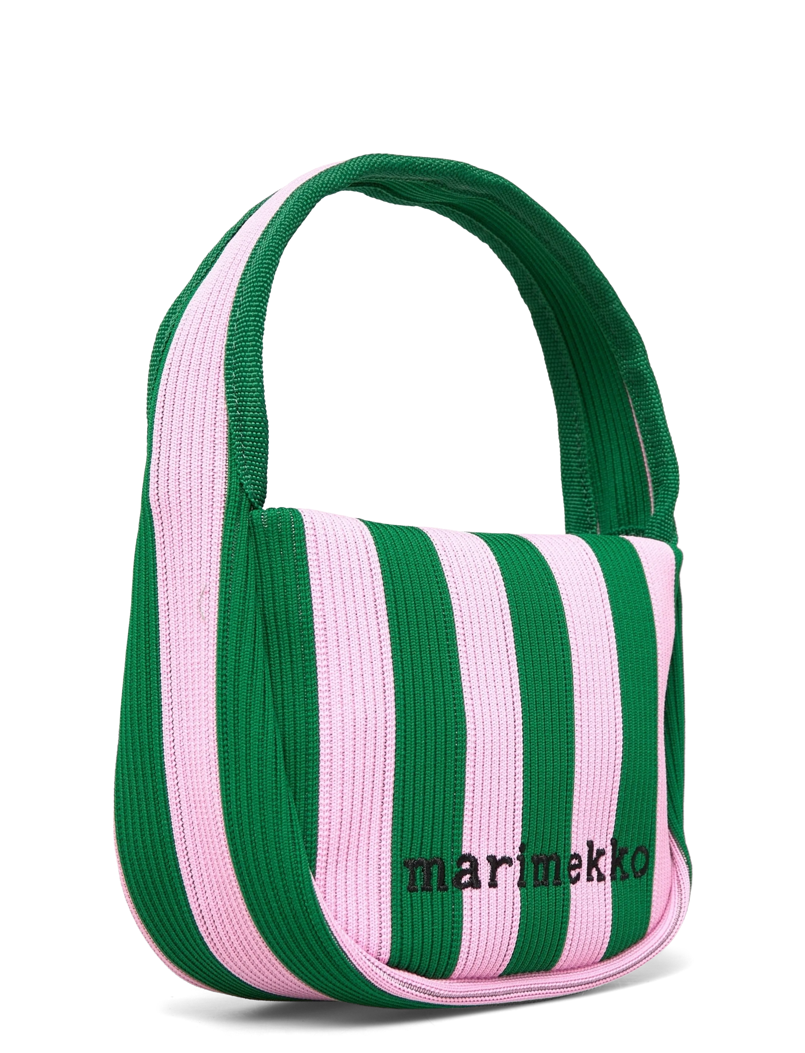 Marimekko - KNITTED MINI HANDBAG MERIROSVO - henkeltaschen - pink, dark green - 3
