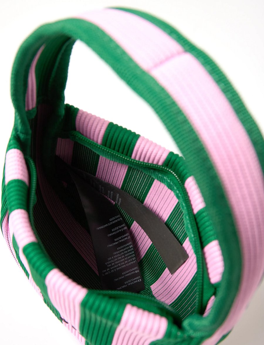 Marimekko - KNITTED MINI HANDBAG MERIROSVO - henkeltaschen - pink, dark green - 5
