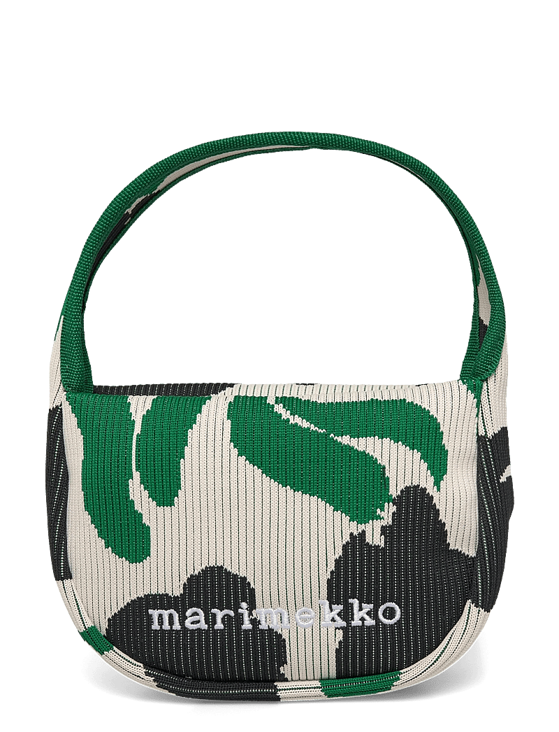 Marimekko - KNITTED MINI HANDBAG LEMMITTY - speciella tillfällen - off white, dark green, black - 1