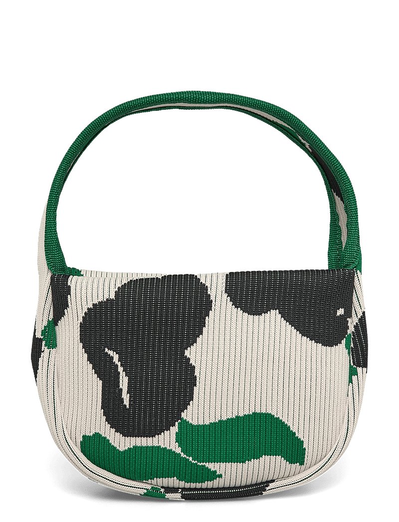 Marimekko - KNITTED MINI HANDBAG LEMMITTY - speciella tillfällen - off white, dark green, black - 2