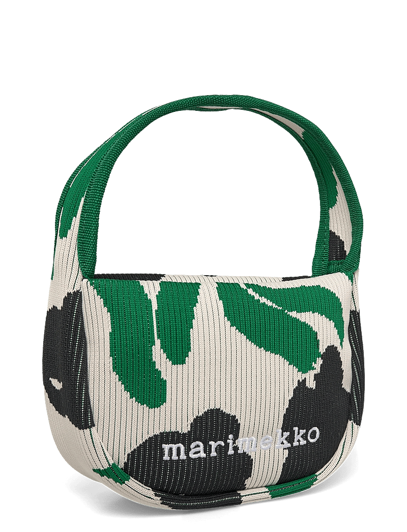 Marimekko - KNITTED MINI HANDBAG LEMMITTY - speciella tillfällen - off white, dark green, black - 3