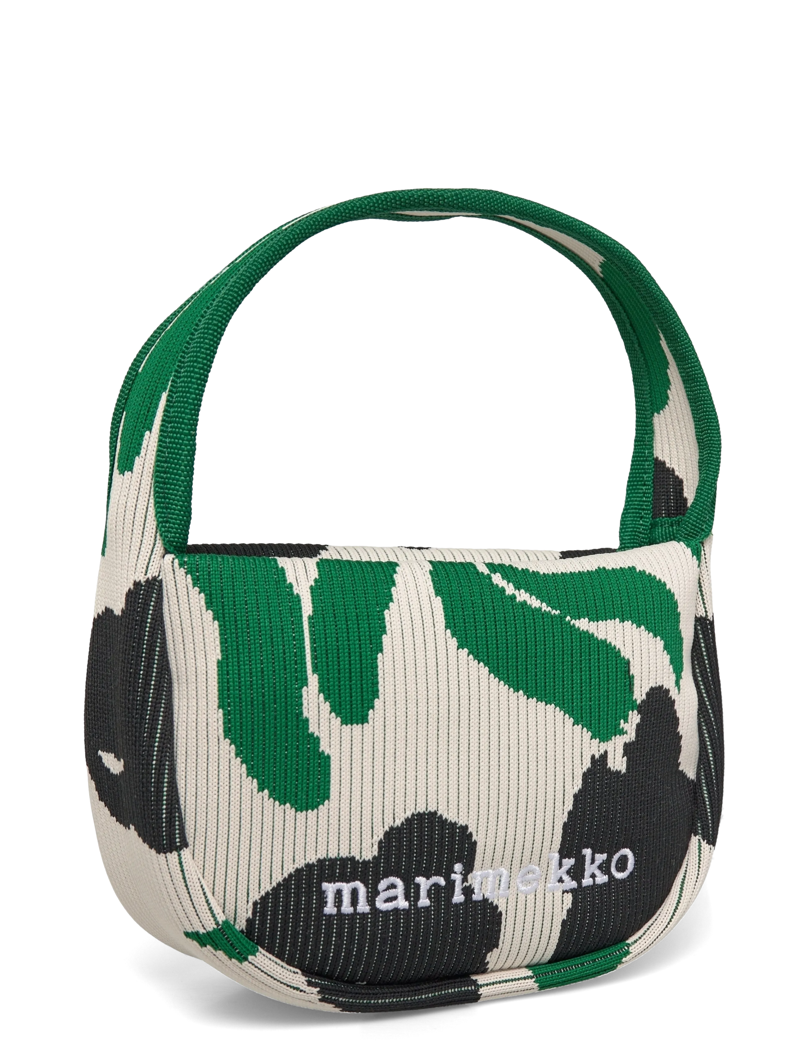 Marimekko - KNITTED MINI HANDBAG LEMMITTY - special occasions - off white, dark green, black - 3