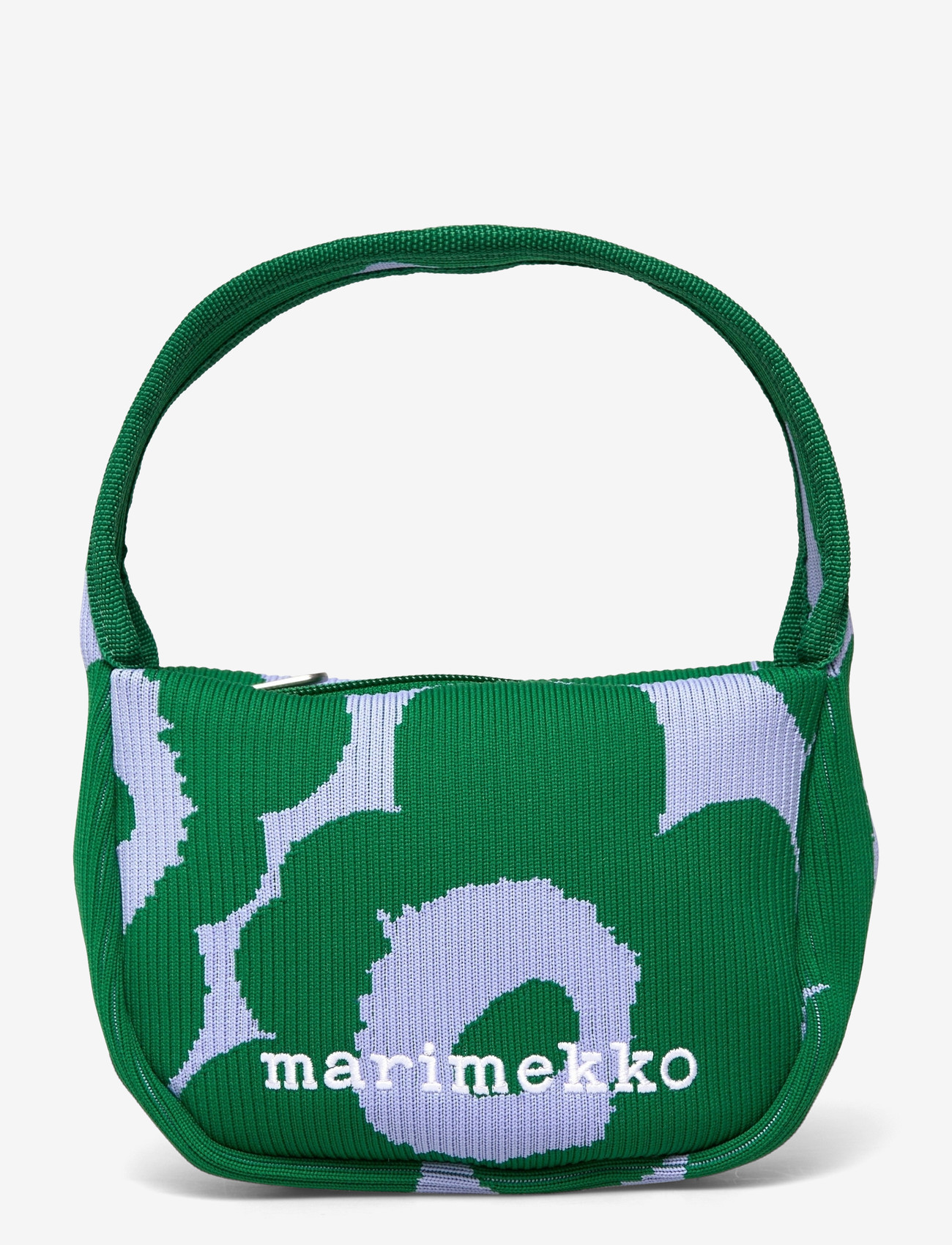 Marimekko - KNITTED MINI HANDBAG UNIKKO - speciella tillfällen - dark green, blue - 1