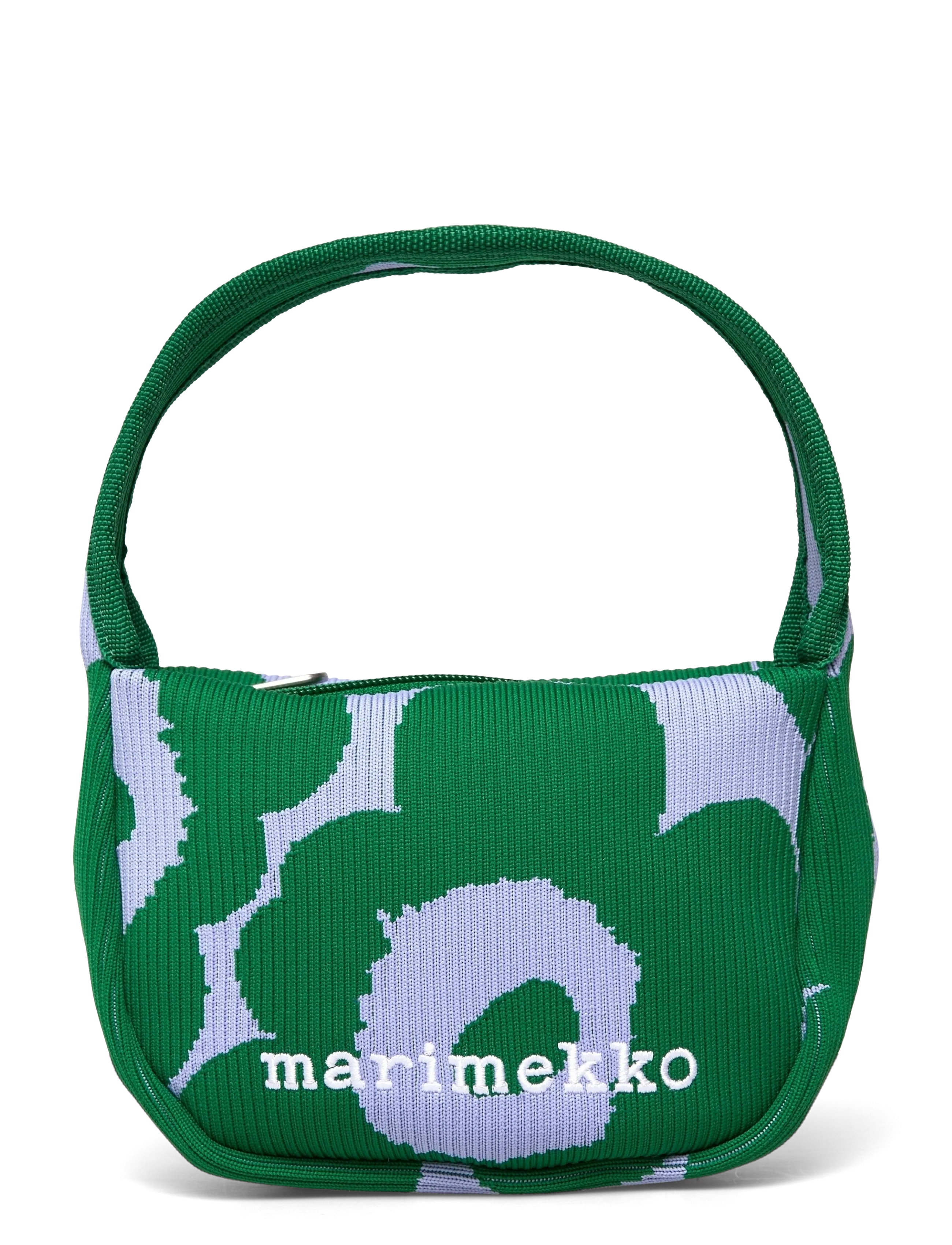 Marimekko KNITTED MINI HANDBAG UNIKKO - Vardagsstil - DARK GREEN, BLUE / green