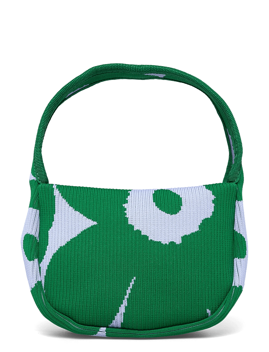 Marimekko - KNITTED MINI HANDBAG UNIKKO - henkeltaschen - dark green, blue - 2