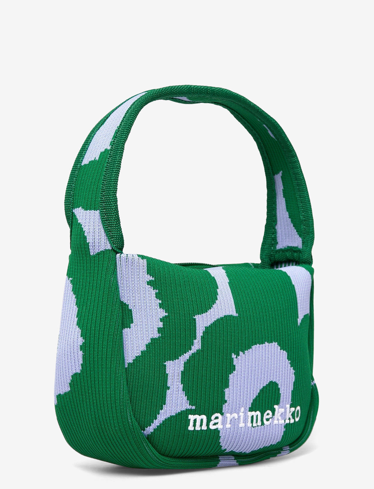 Marimekko - KNITTED MINI HANDBAG UNIKKO - speciella tillfällen - dark green, blue - 3