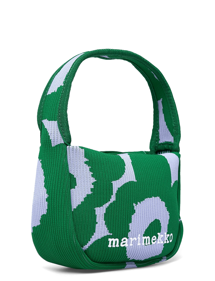 Marimekko - KNITTED MINI HANDBAG UNIKKO - henkeltaschen - dark green, blue - 3