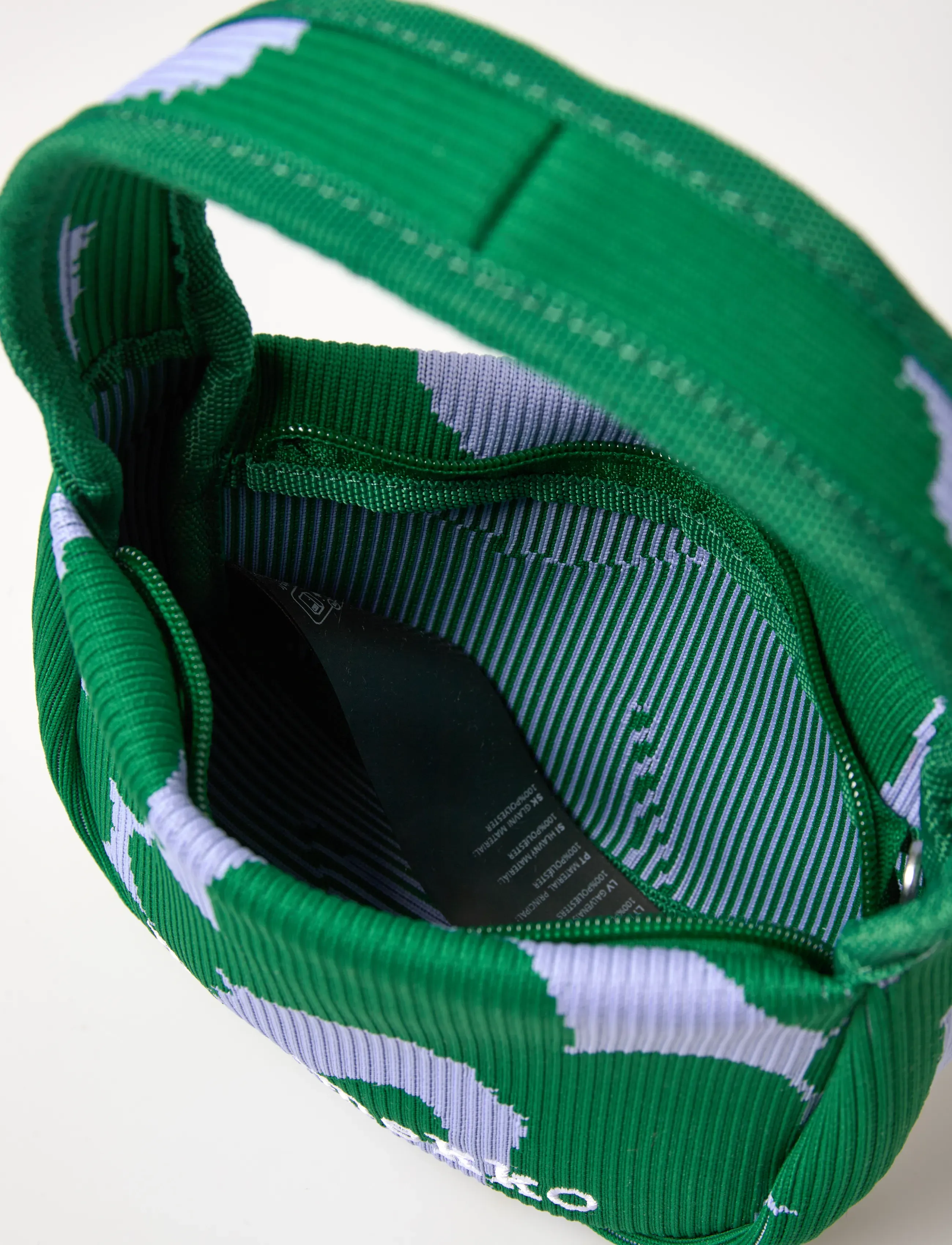 Marimekko - KNITTED MINI HANDBAG UNIKKO - fødselsdagsgaver - dark green, blue - 5