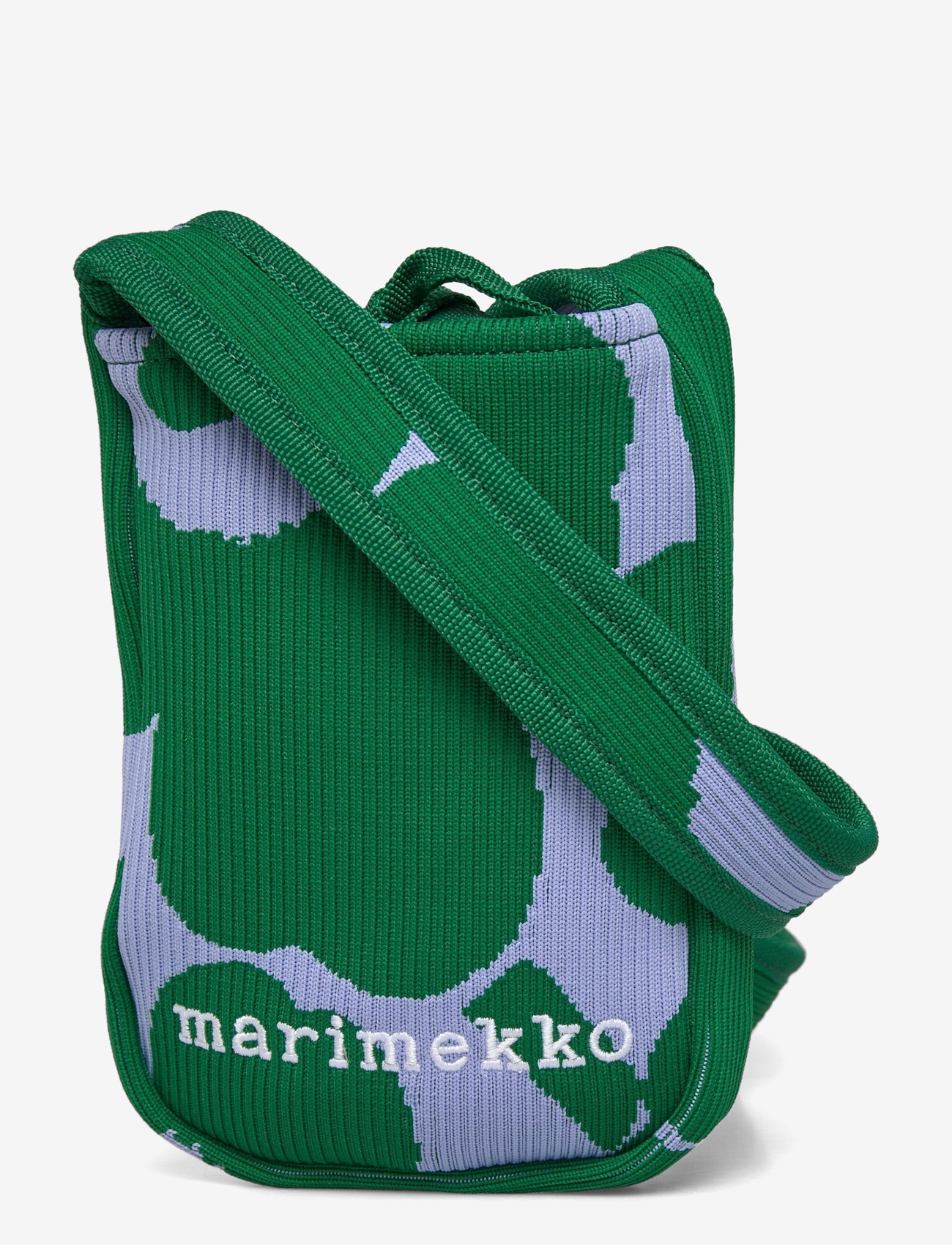 Marimekko - KNITTED PHONE POCKET UNIKKO - modetrender - dark green, blue - 1