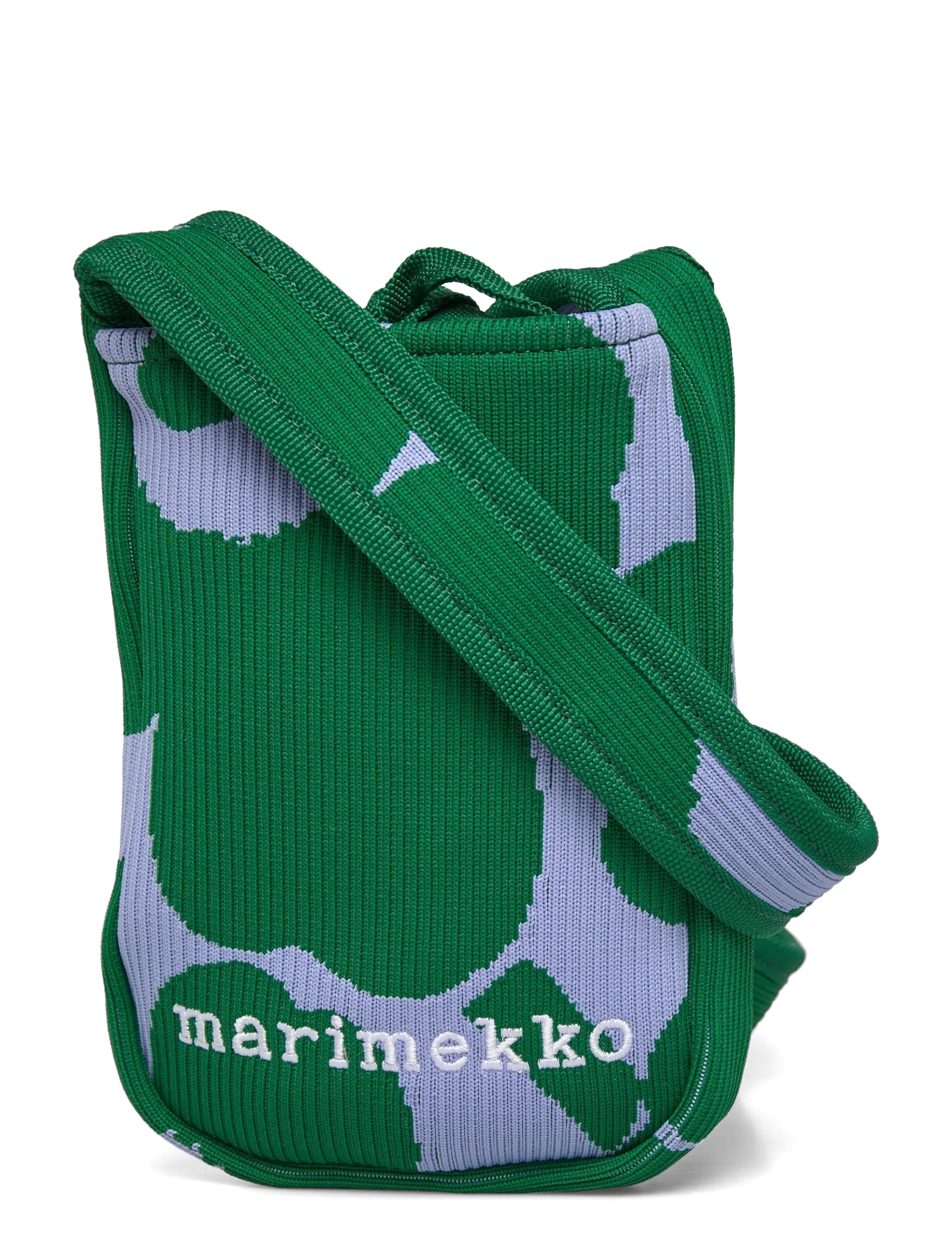 Marimekko KNITTED PHONE POCKET UNIKKO - Vardagsstil - DARK GREEN, BLUE / green