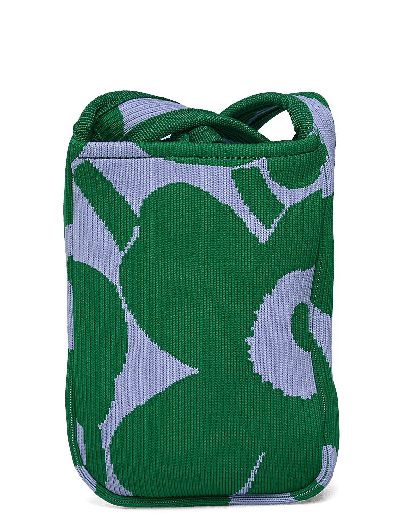 Marimekko - KNITTED PHONE POCKET UNIKKO - modetrender - dark green, blue - 2