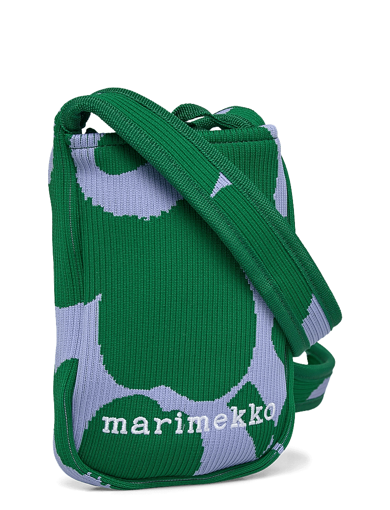 Marimekko - KNITTED PHONE POCKET UNIKKO - modetrender - dark green, blue - 3