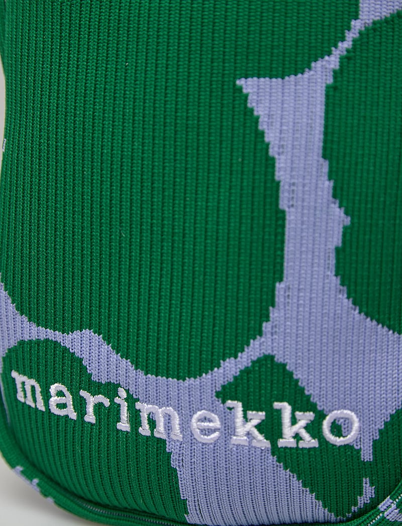 Marimekko - KNITTED PHONE POCKET UNIKKO - modetrender - dark green, blue - 4