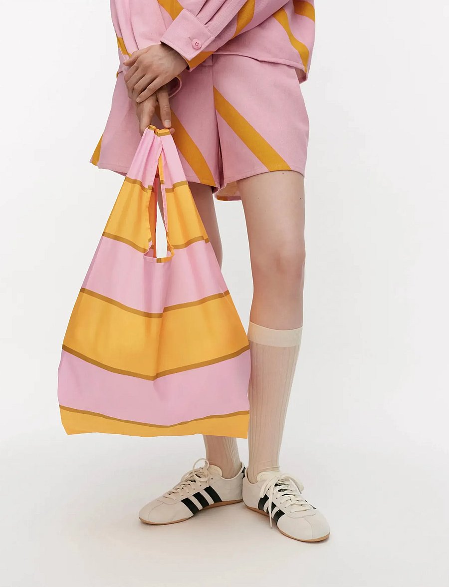 Marimekko - SMARTBAG GALLERIA - shoppingväskor - pink, orange, light brown - 0