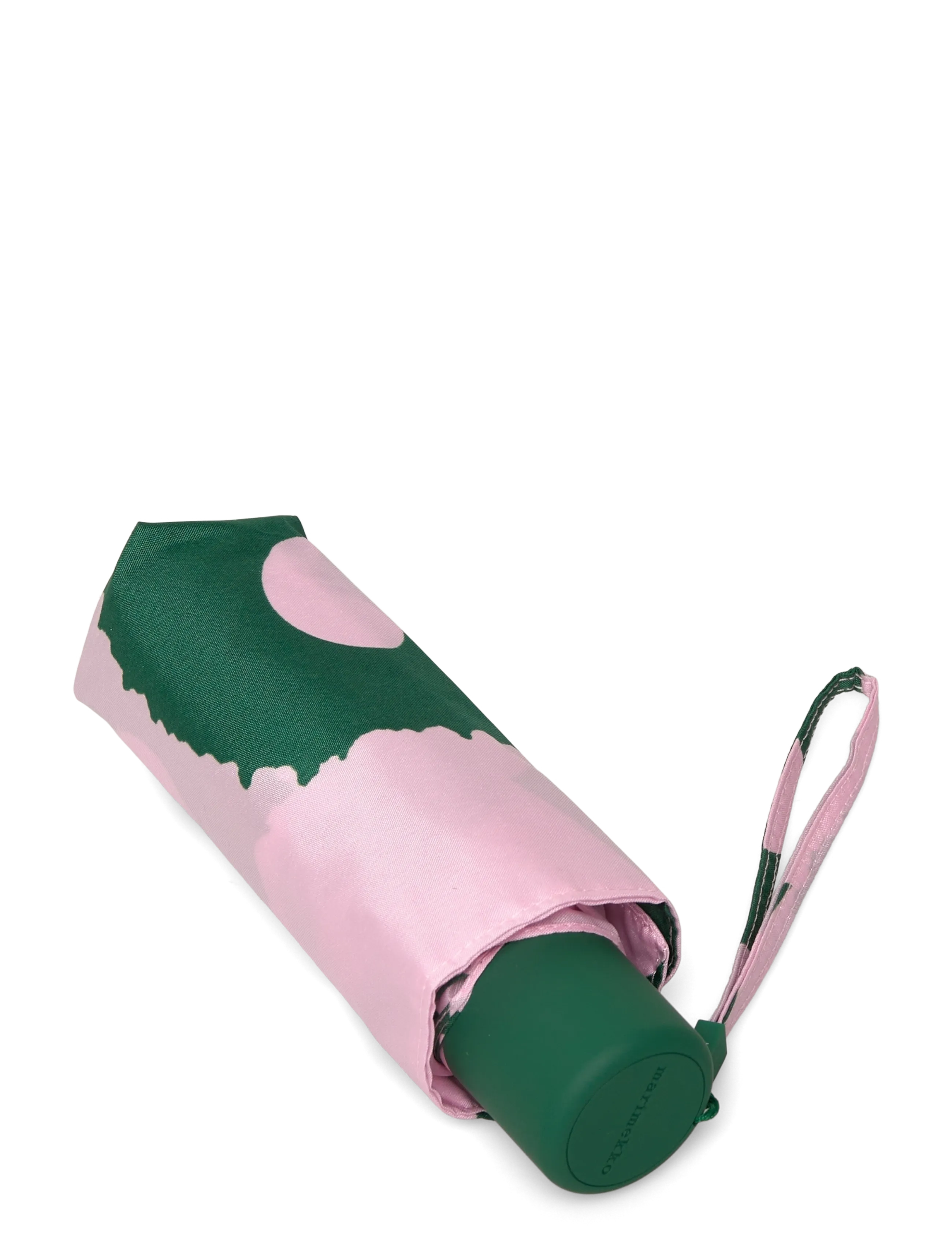 Marimekko MINI MANUAL PIENI UNIKKO - Paraplyer - LIGHT PINK, DARK GREEN / pink/rose