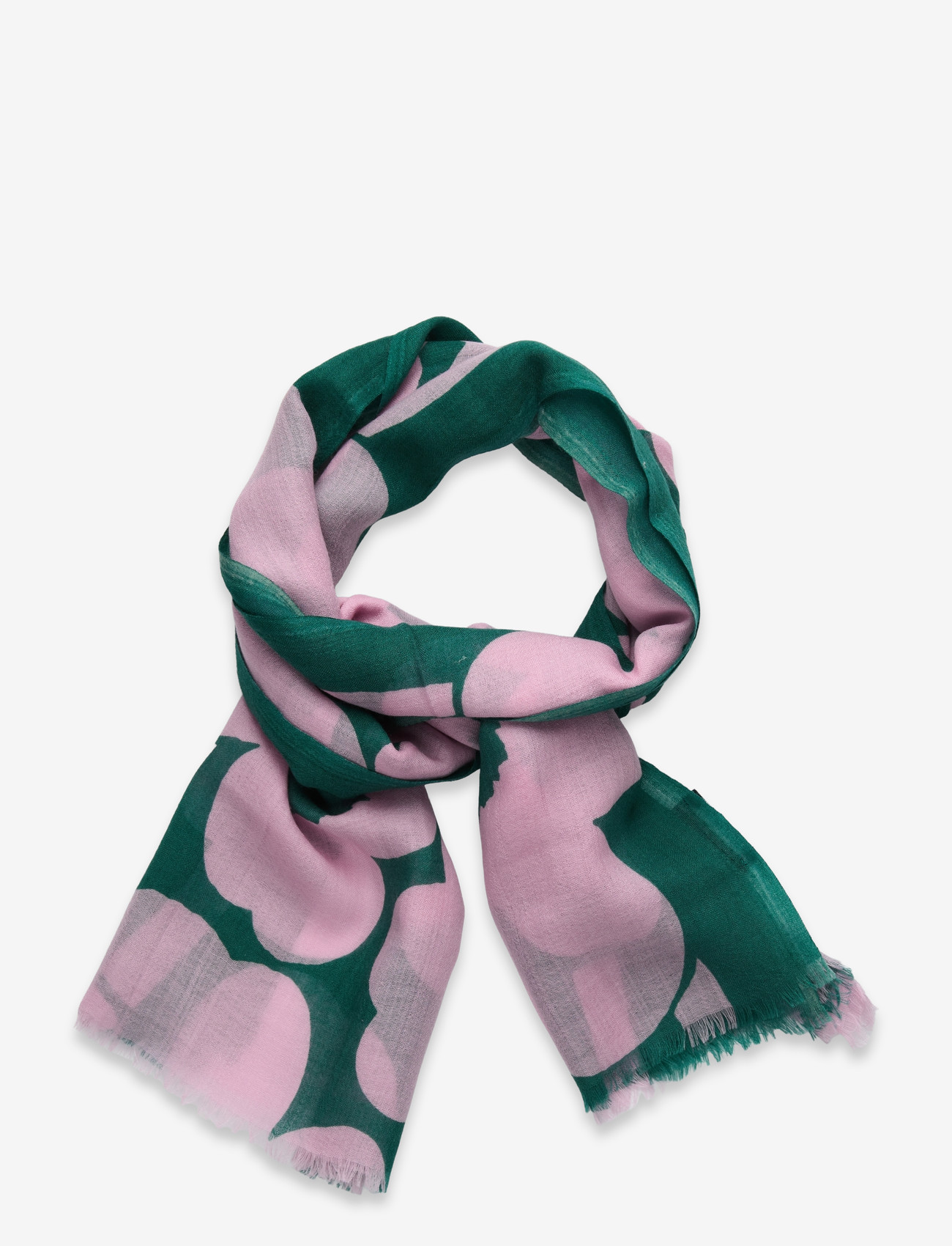 Marimekko - FIORE UNIKKO - mode trends - dark green, light pink - 1