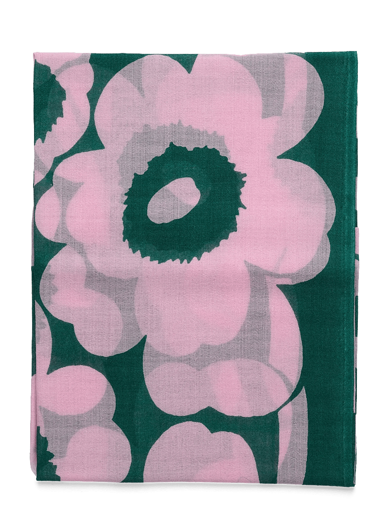 Marimekko - FIORE UNIKKO - mode trends - dark green, light pink - 2