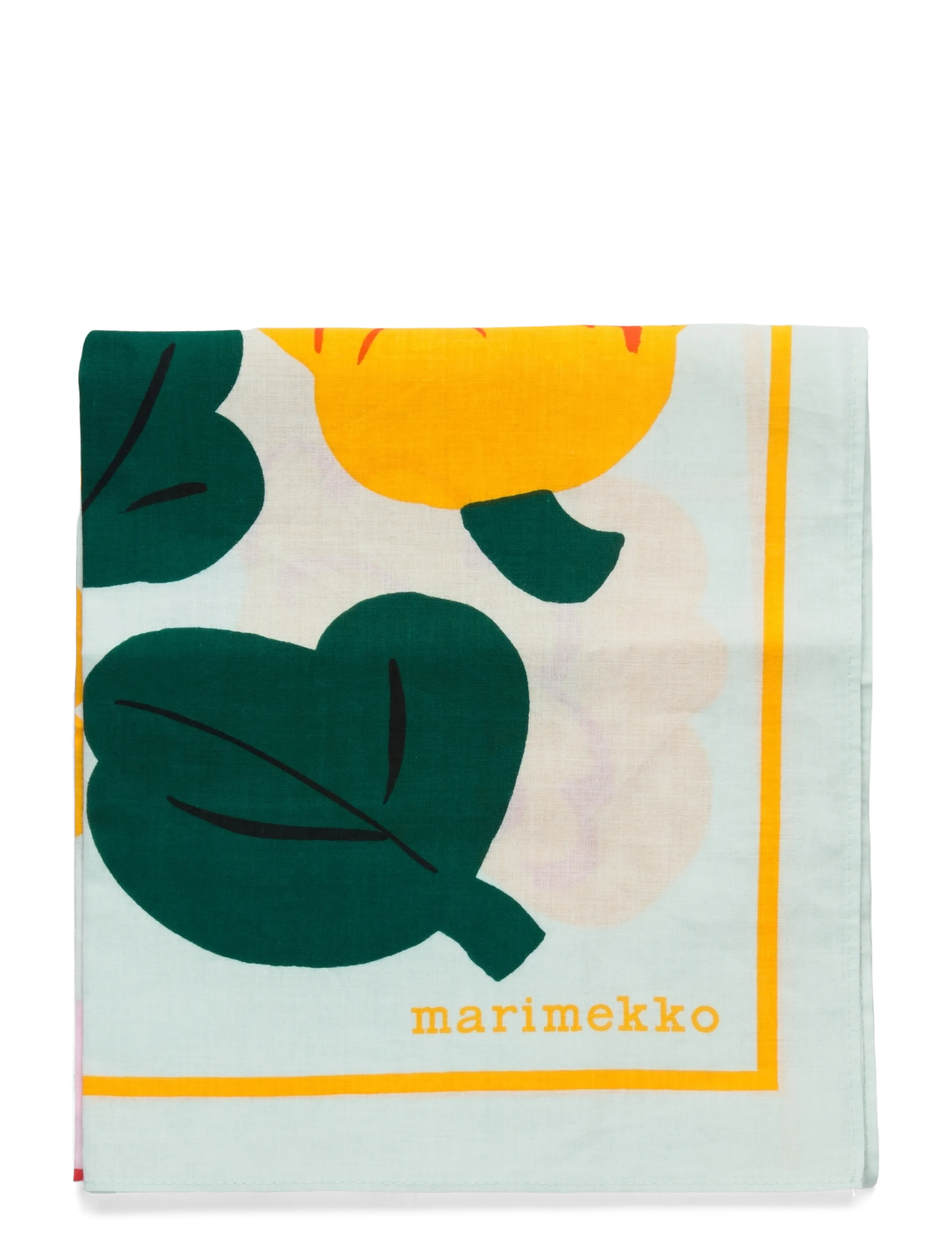 Marimekko PESOFATI KUKASTA KUKKAAN - Schals - LIGHT GREEN, BLUE, LIGHT PINK / green