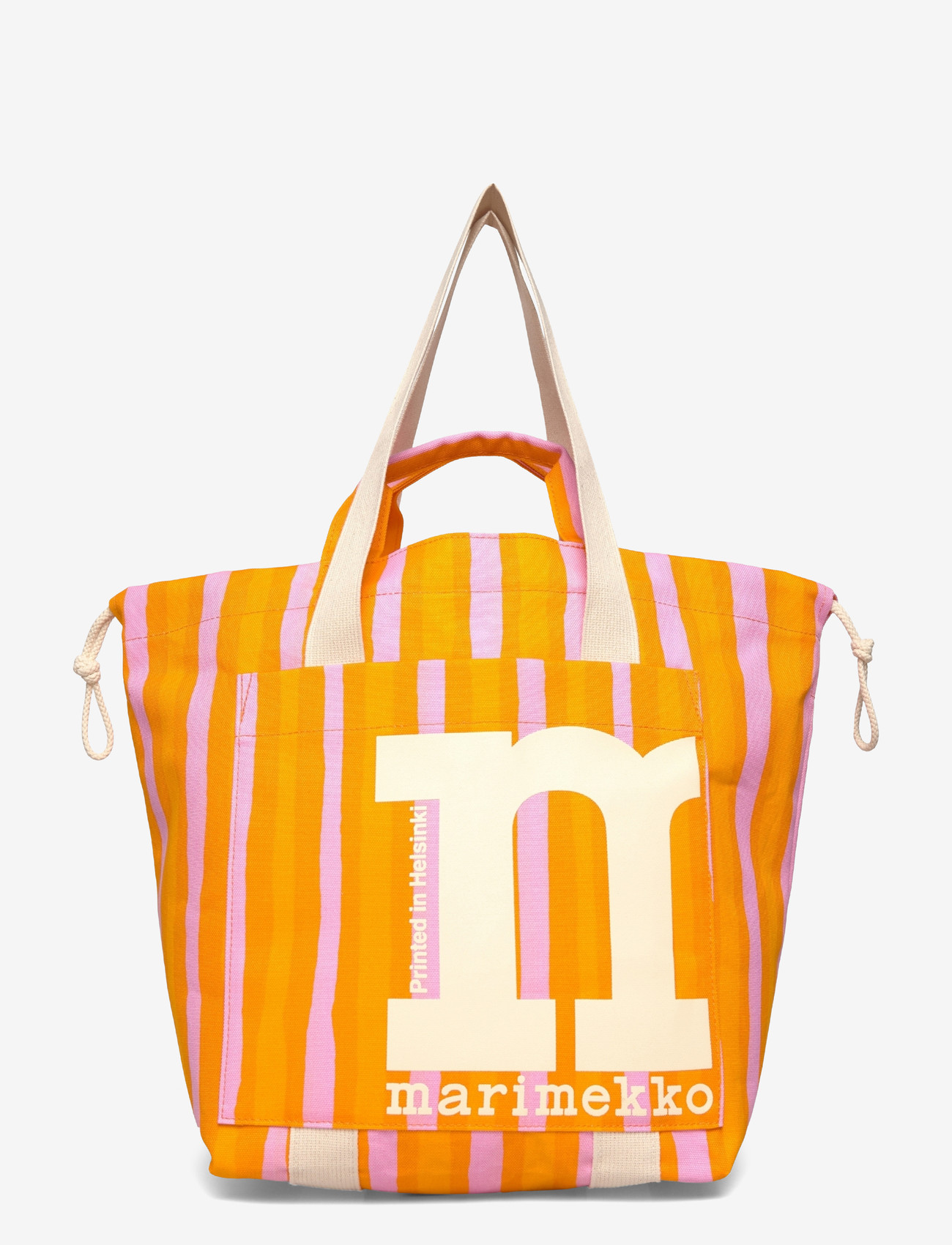 Marimekko - MONO CITY TOTE PICCOLO - tote-stiilis kotid - orange, pink - 1