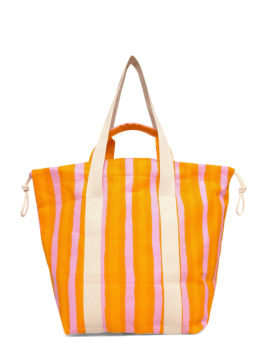 Marimekko - MONO CITY TOTE PICCOLO - tote bags - orange, pink - 2