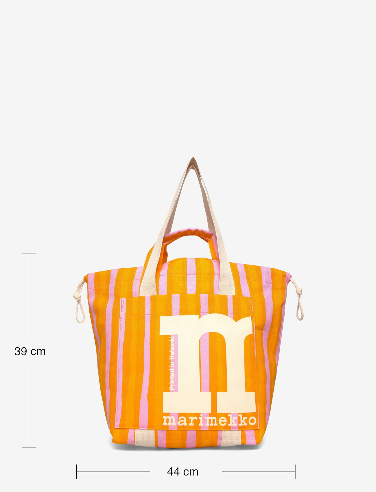 Marimekko - MONO CITY TOTE PICCOLO - tote-stiilis kotid - orange, pink - 4