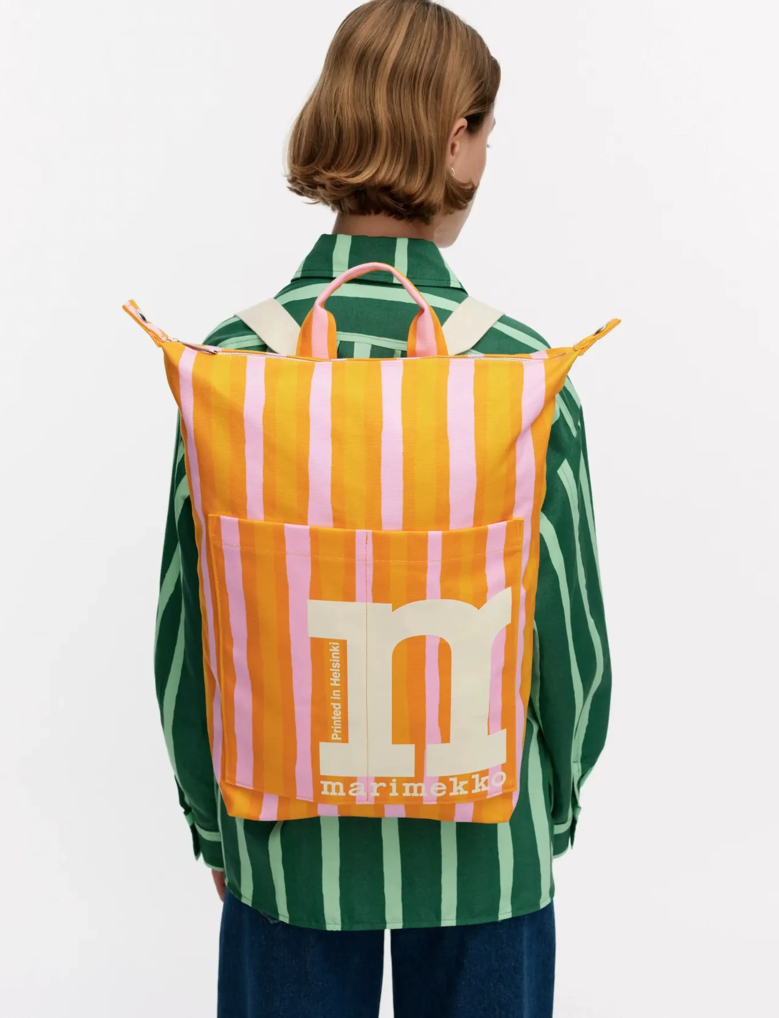 Marimekko Mono Backpack Piccolo, One Size, Designer, Orange - Backpacks, Frauen