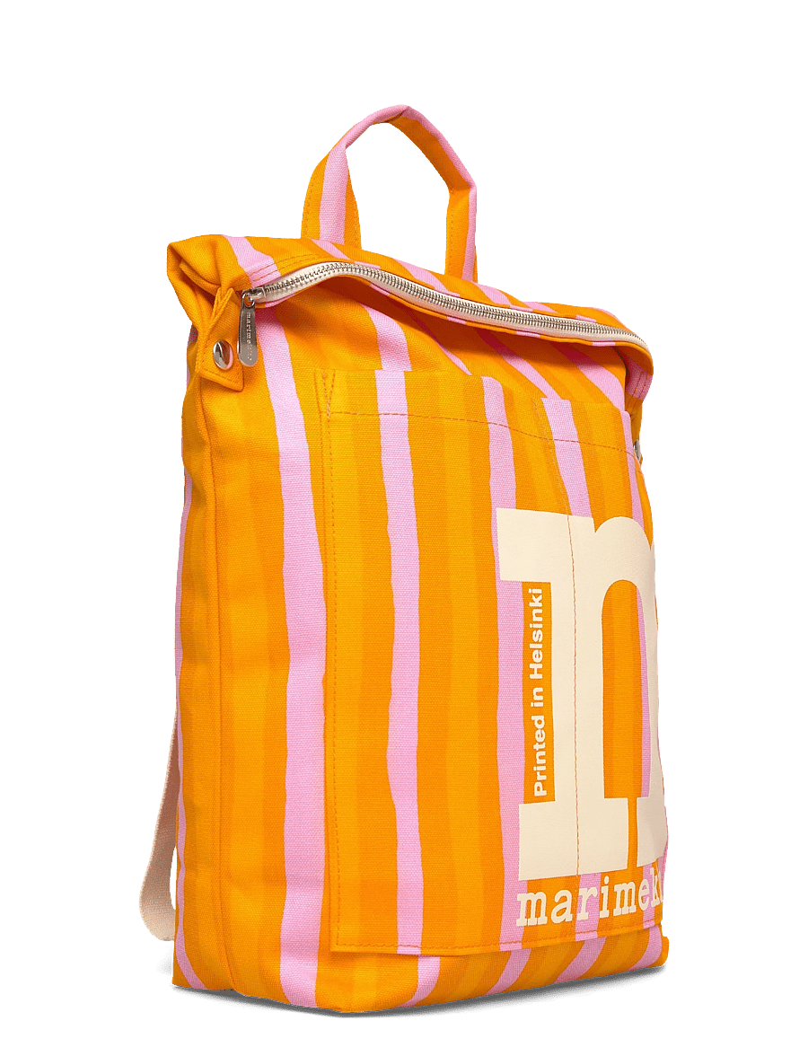 Marimekko - MONO BACKPACK PICCOLO - moetrendid - orange, pink - 3