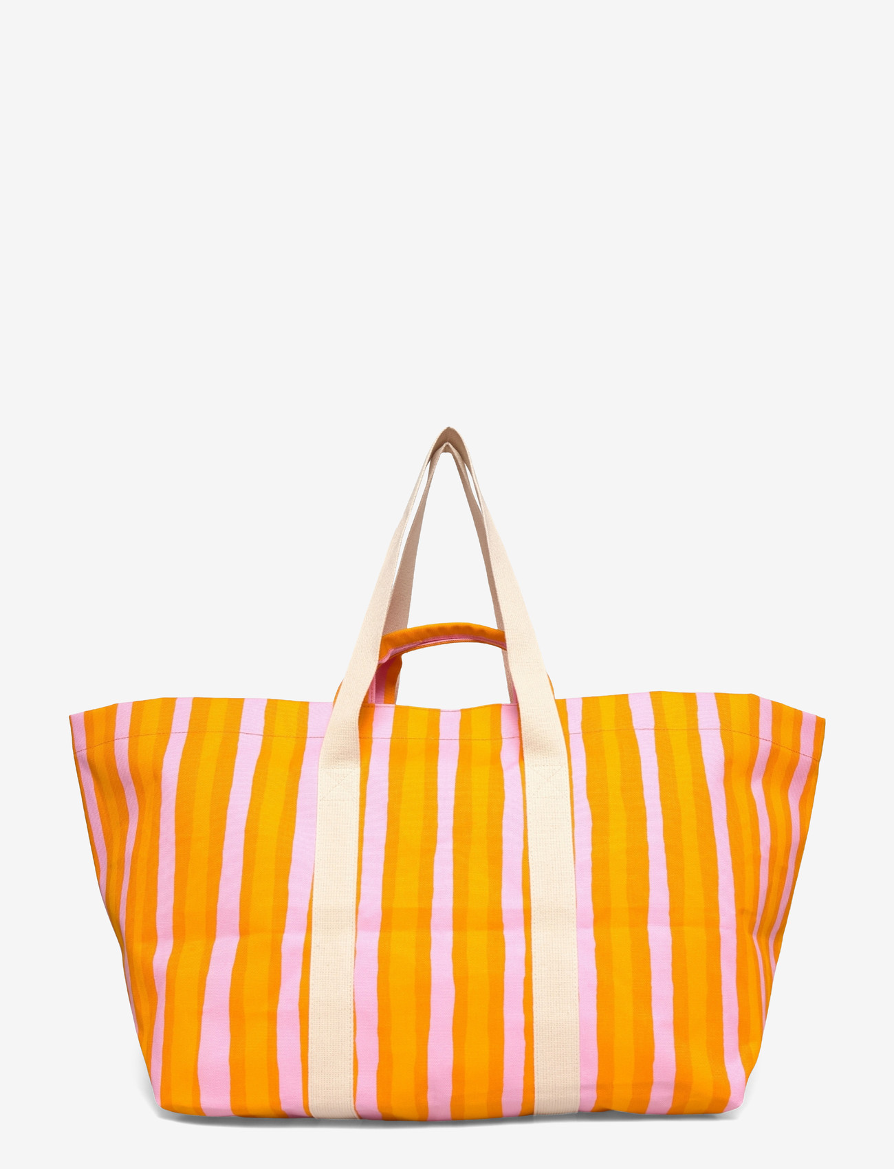 Marimekko - MONO CITY XL TOTE PICCOLO - tote töskur - orange, pink - 2
