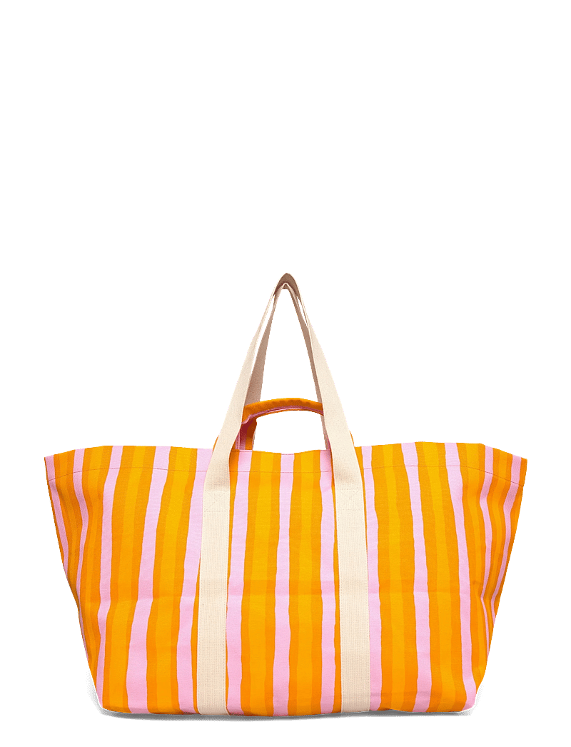 Marimekko - MONO CITY XL TOTE PICCOLO - tote töskur - orange, pink - 2